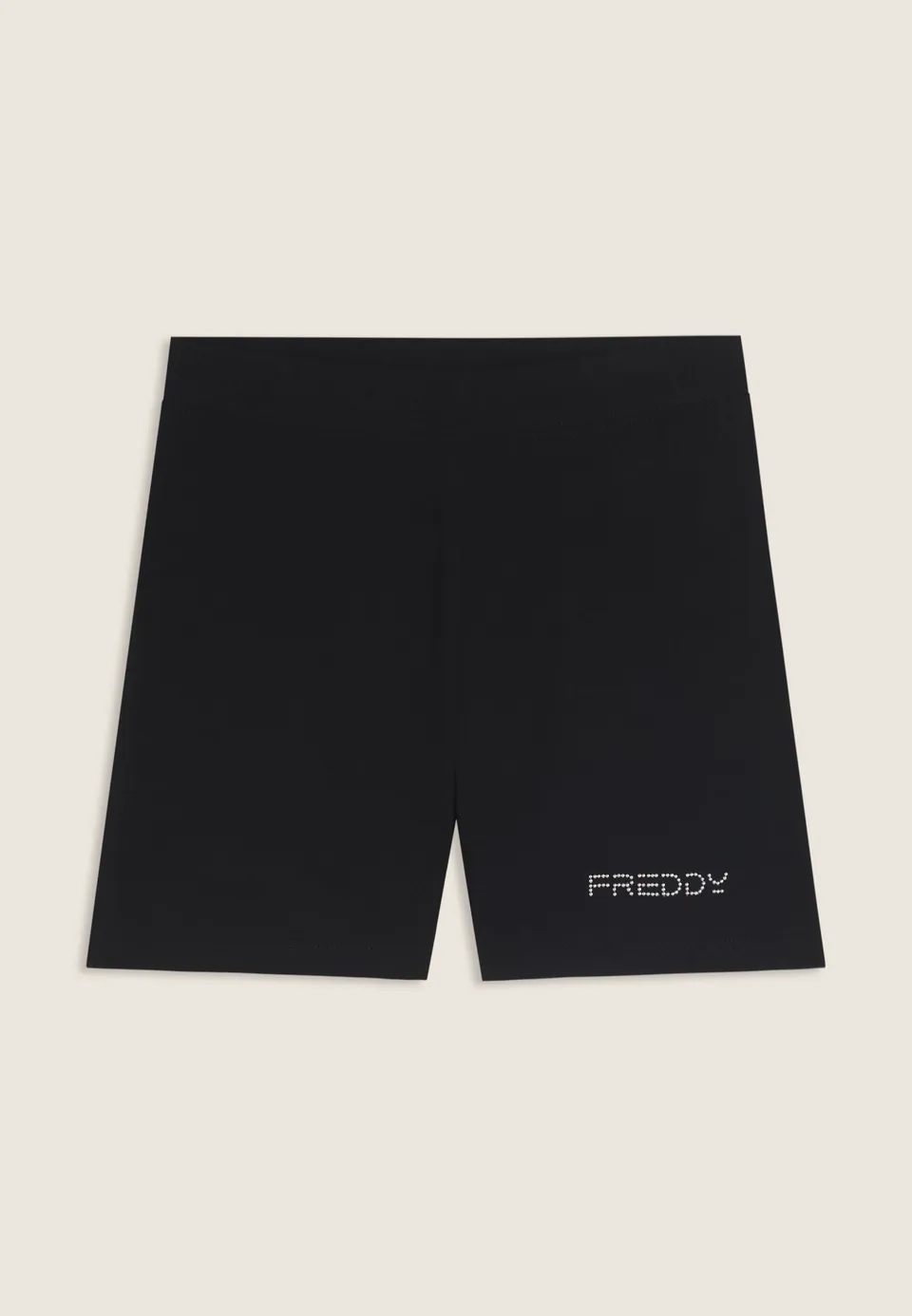 freddy-legging-short-en-jersey-lourd-stretch-avec-logo-perles-roses image 1