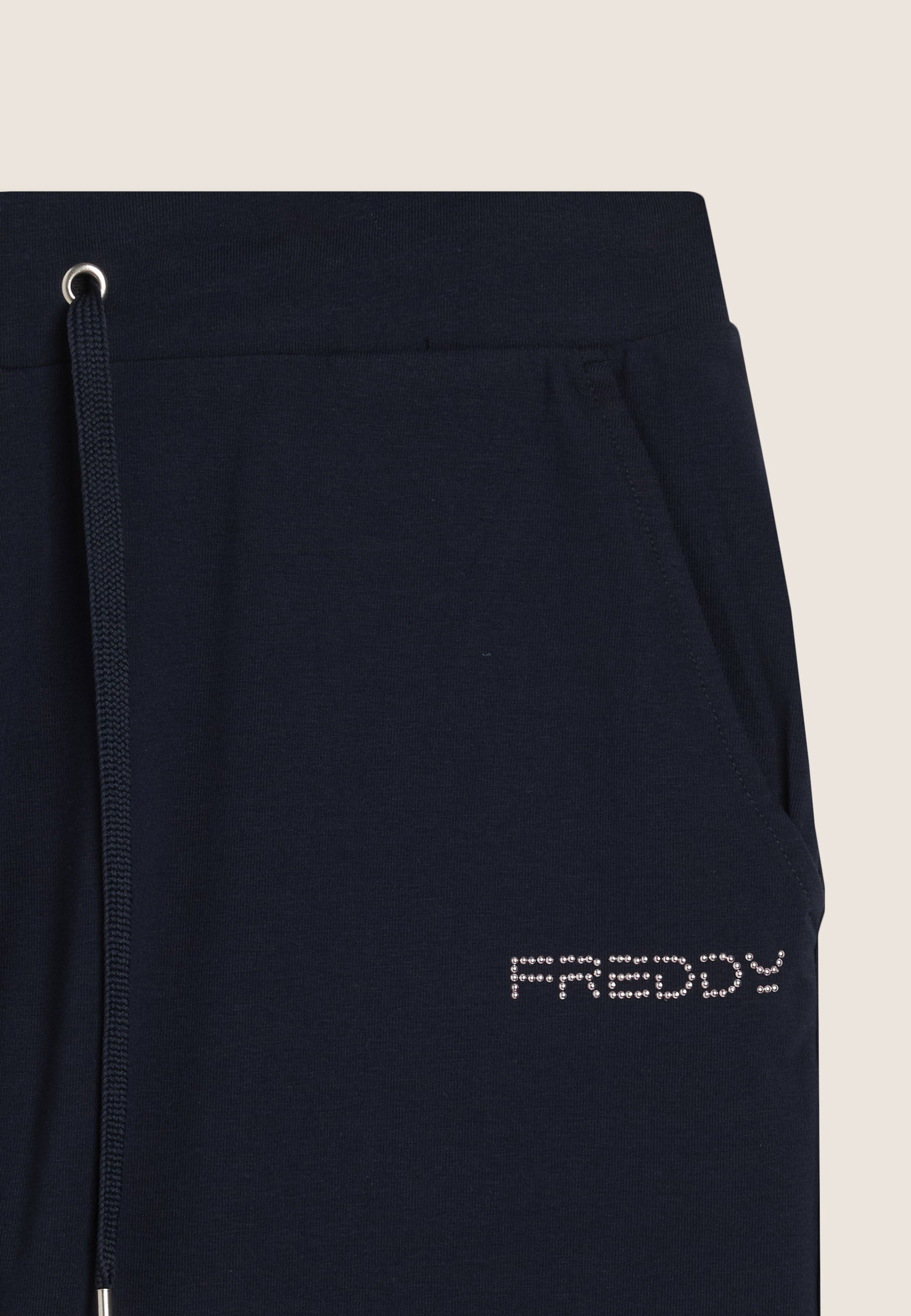 freddy-jersey-coulisse-short-femme-logo-perles-roses image 3