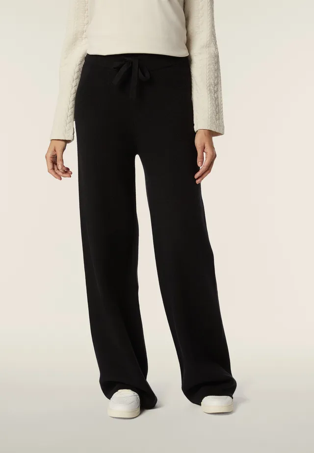 freddy-pantalon-comfort-fit-tricot-sans-coutures-jambe-large image 1