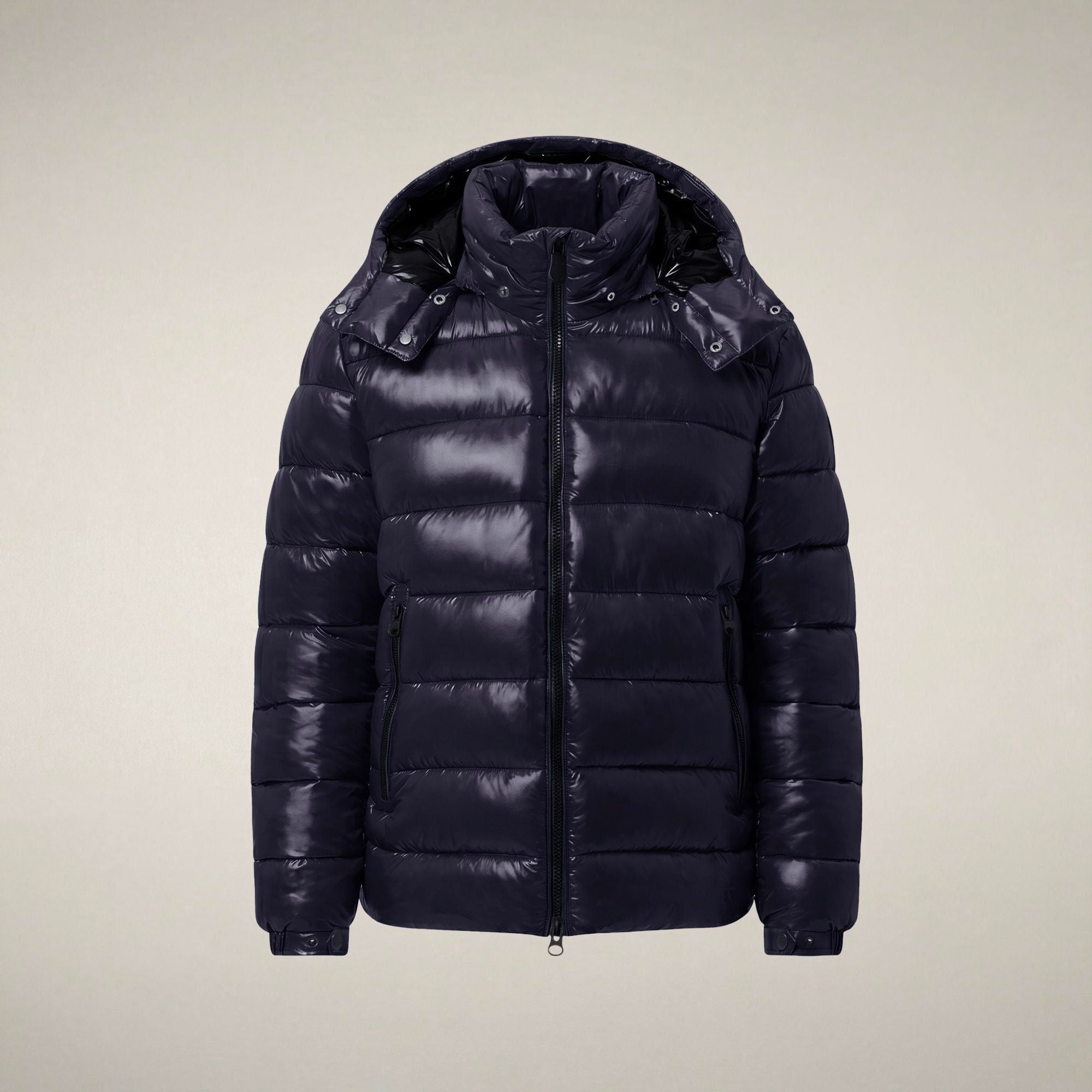 save-the-duck-doudoune-homme-florian-bleu-noir-laqu image 3