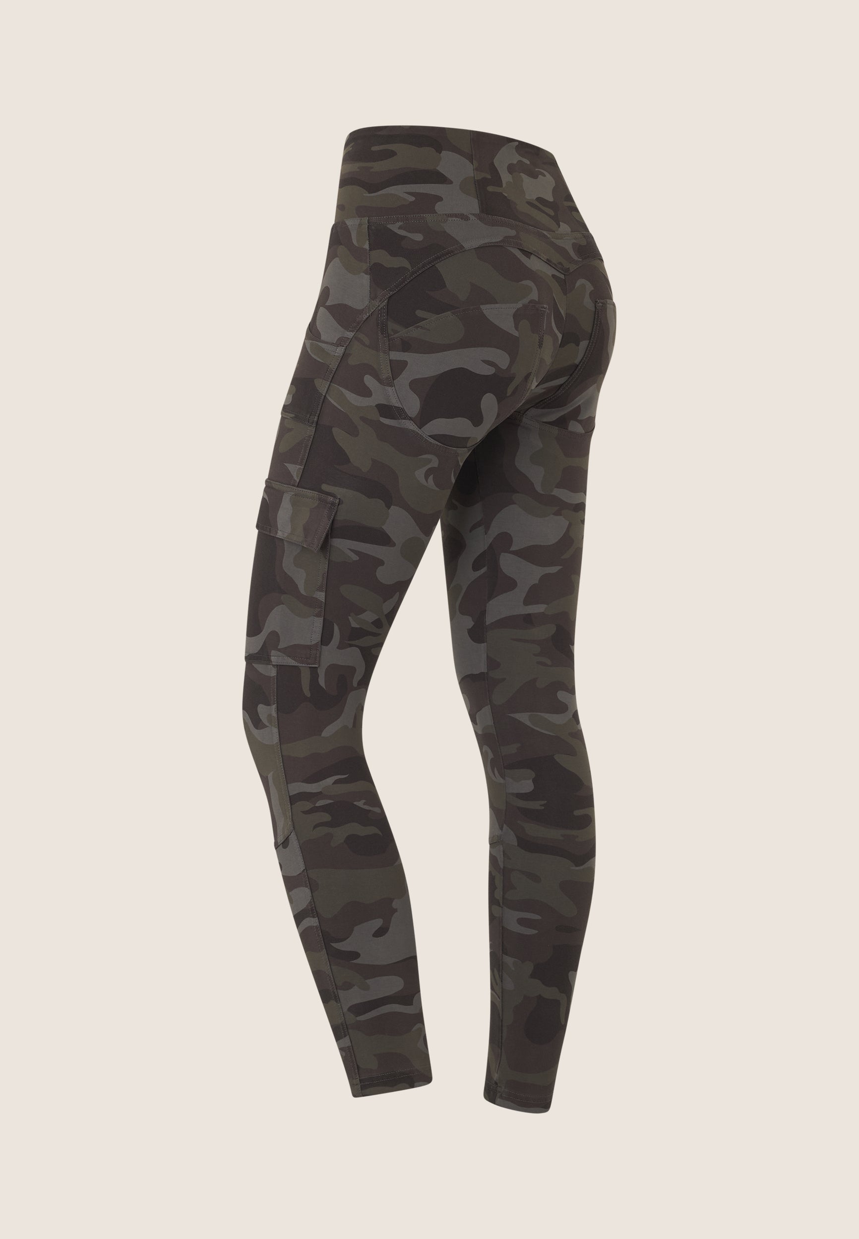 freddy-wr-up-cargo-taille-haute-jersey-camo-push-up-femme image 6