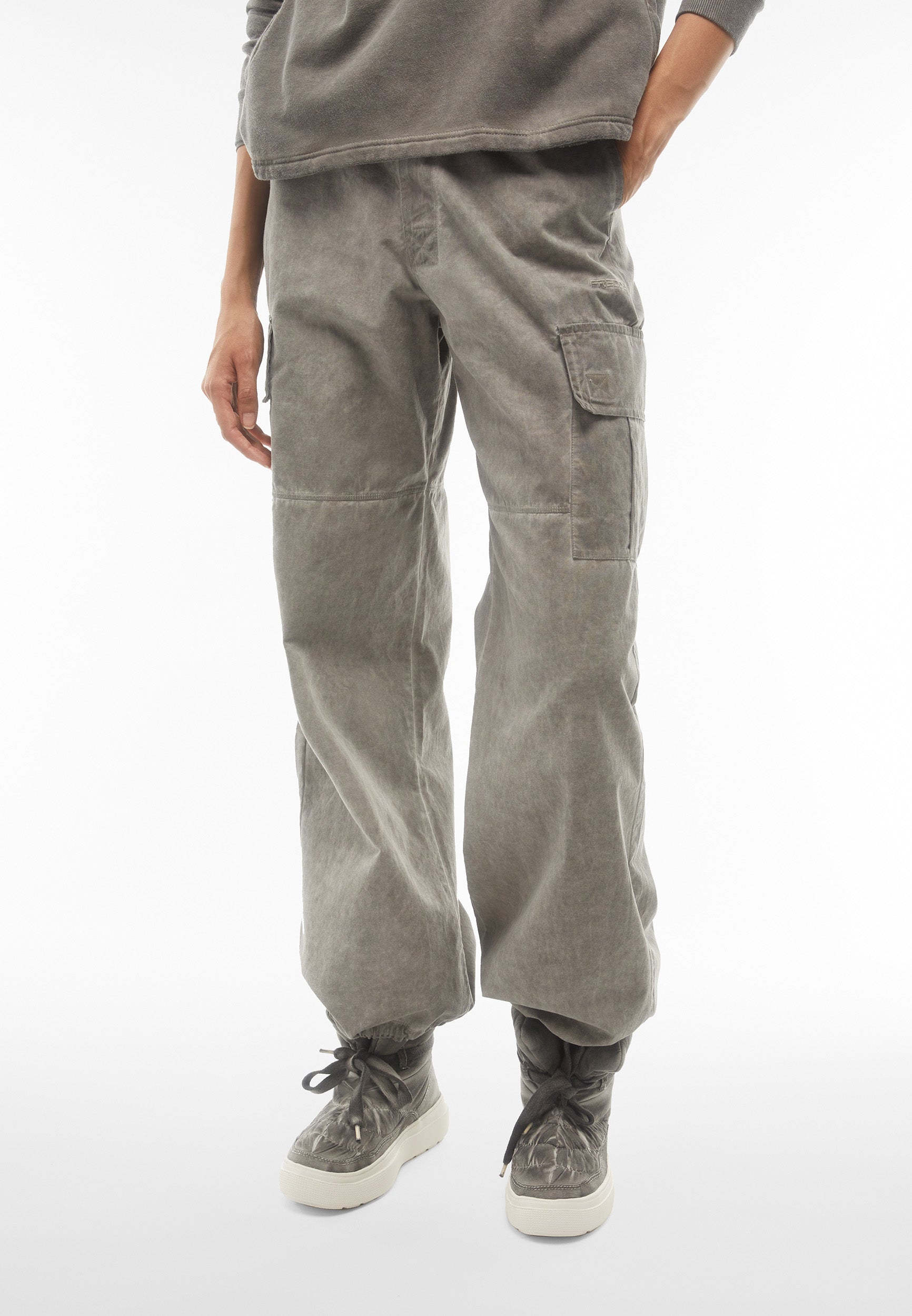 freddy-pantalon-cargo-canvas-cold-dyed-coton-bio-style-90s image 1