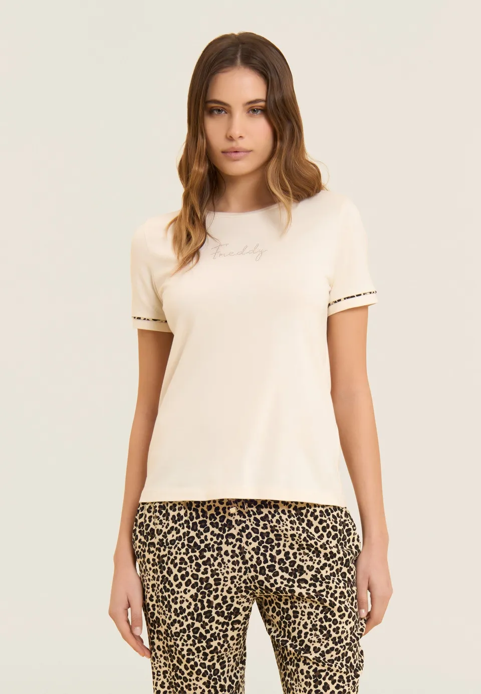 freddy-t-shirt-wr-up-jersey-coton-modal-inserto-crinkle-animalier image 1