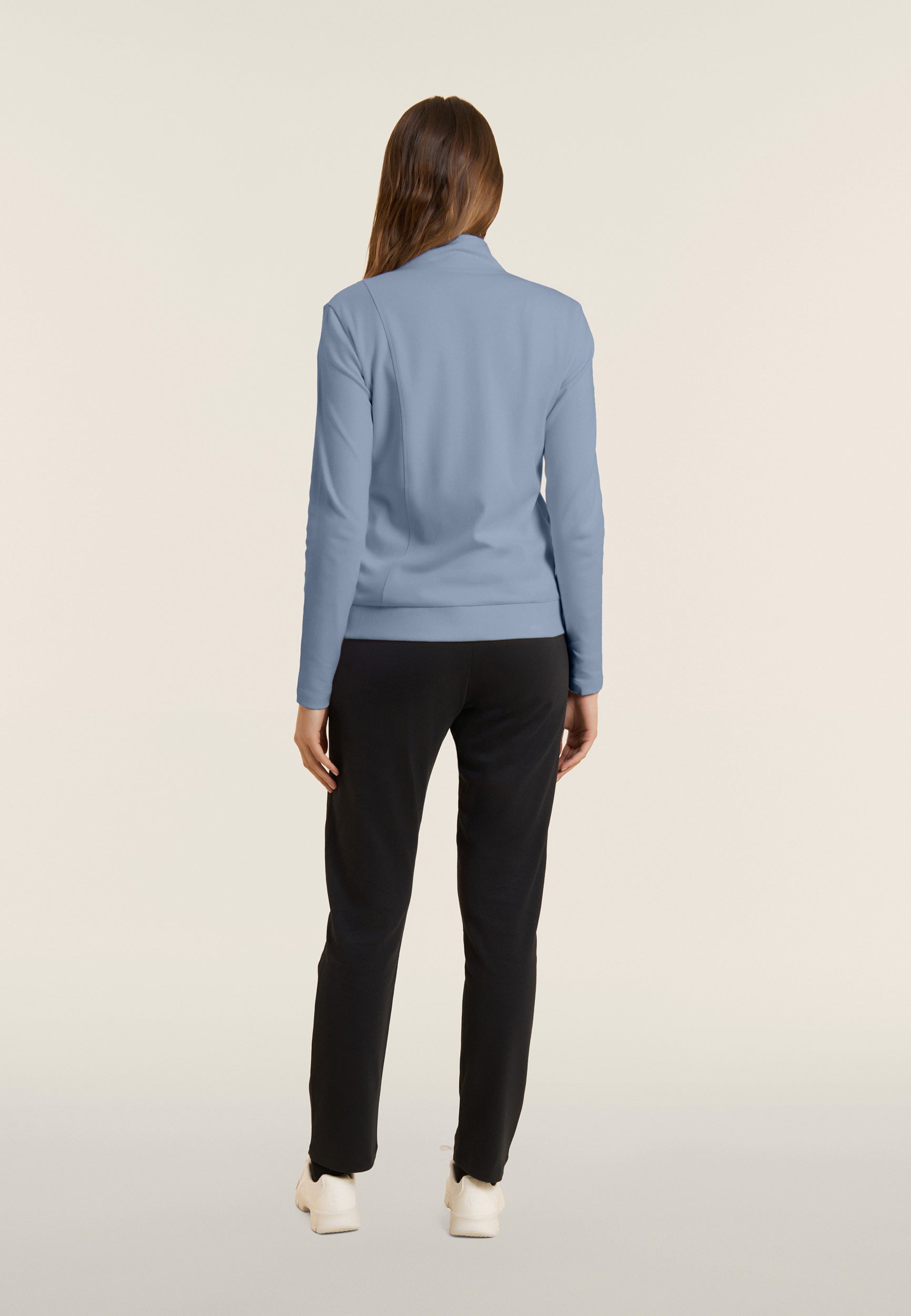 freddy-surv-tement-femme-zip-col-montant-interlock-coton-logo-strass image 3