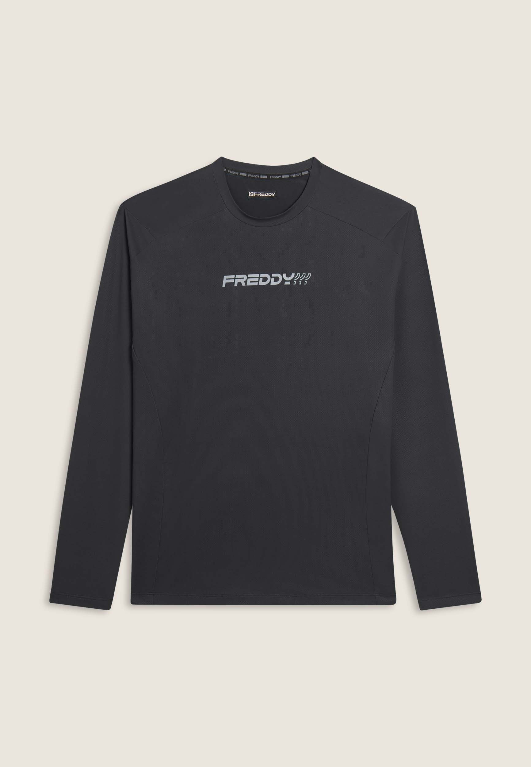 freddy-t-shirt-homme-slim-manches-longues-fit-technique image 8