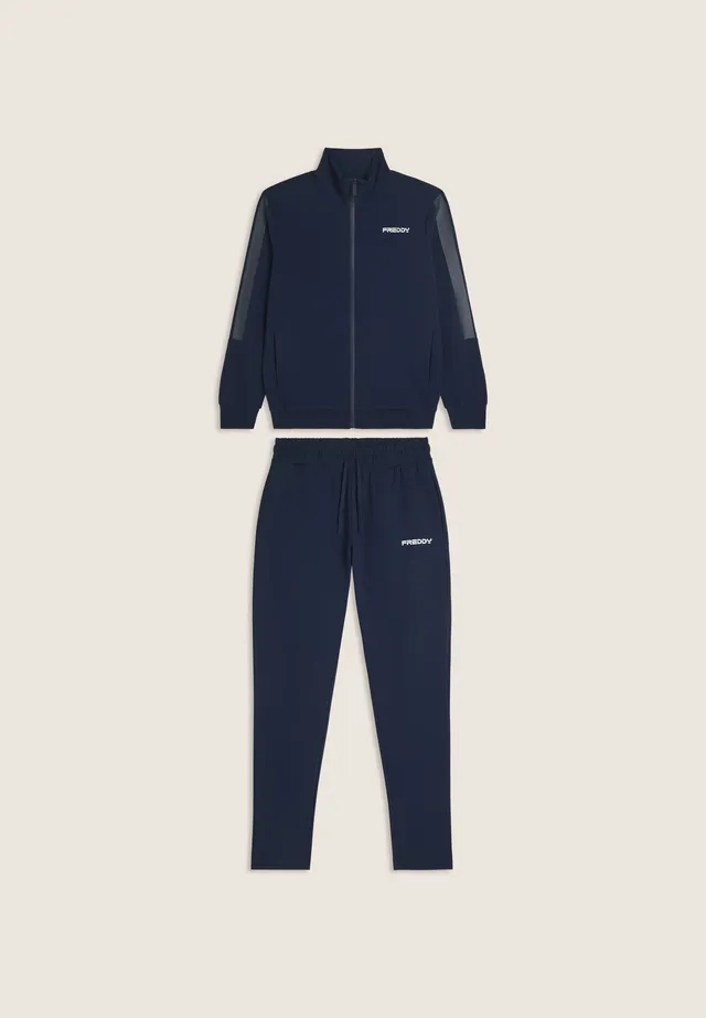 freddy-surv-tement-homme-full-zip-col-haut-french-terry image 1