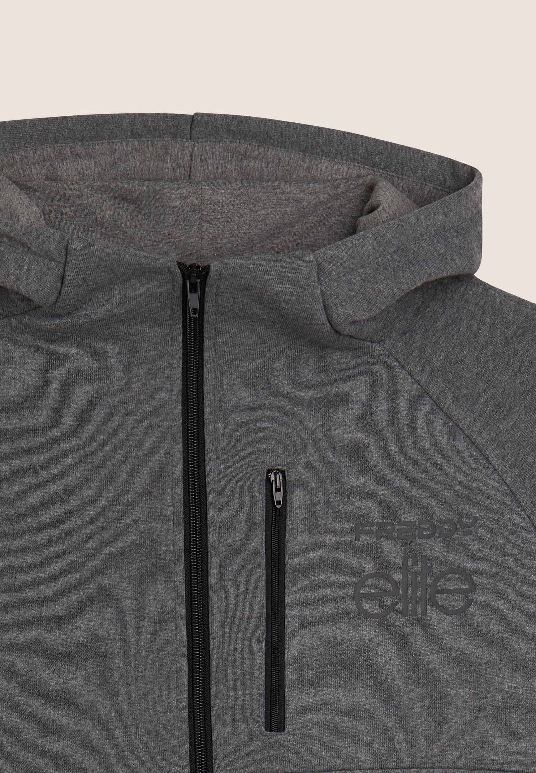 freddy-x-elite-sweat-homme-m-lange-full-zip-capuche-coton image 3