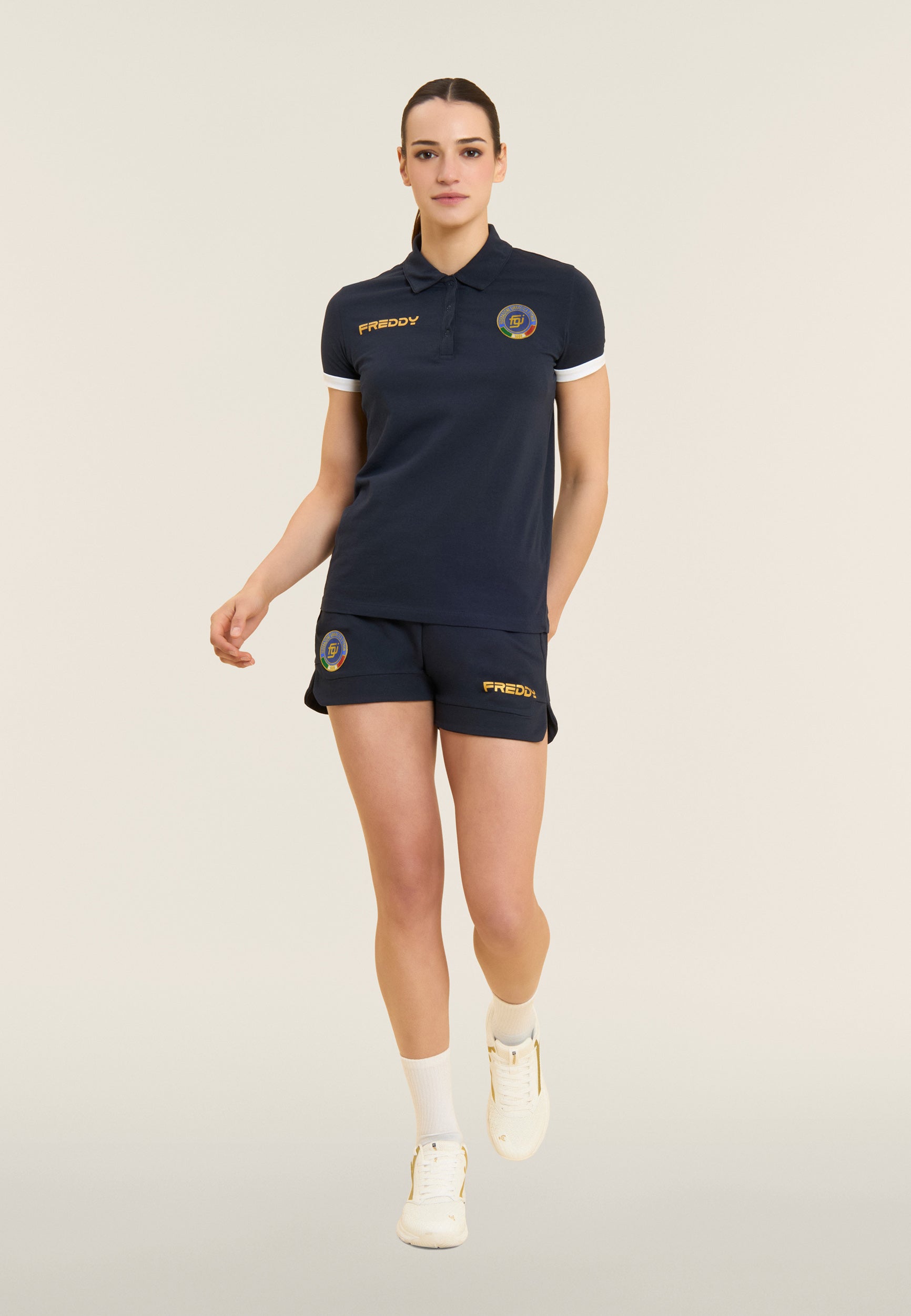 freddy-polo-donna-italia-fgi-polo-jersey-coton-bleu image 5