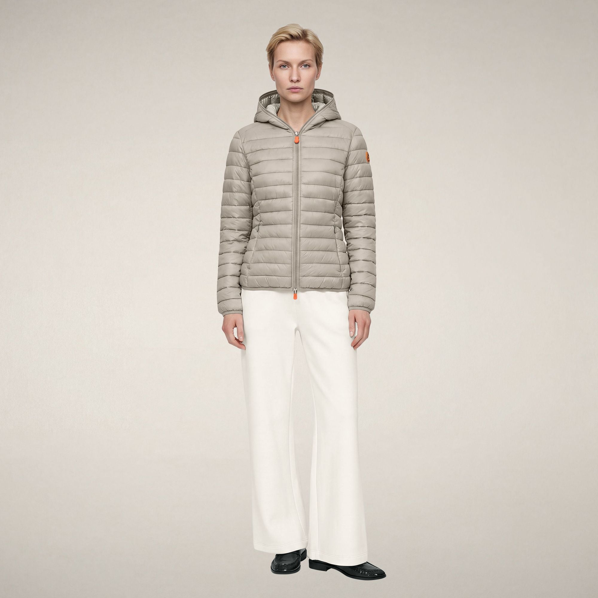 save-the-duck-daisy-doudoune-femme-beige-rainy image 1