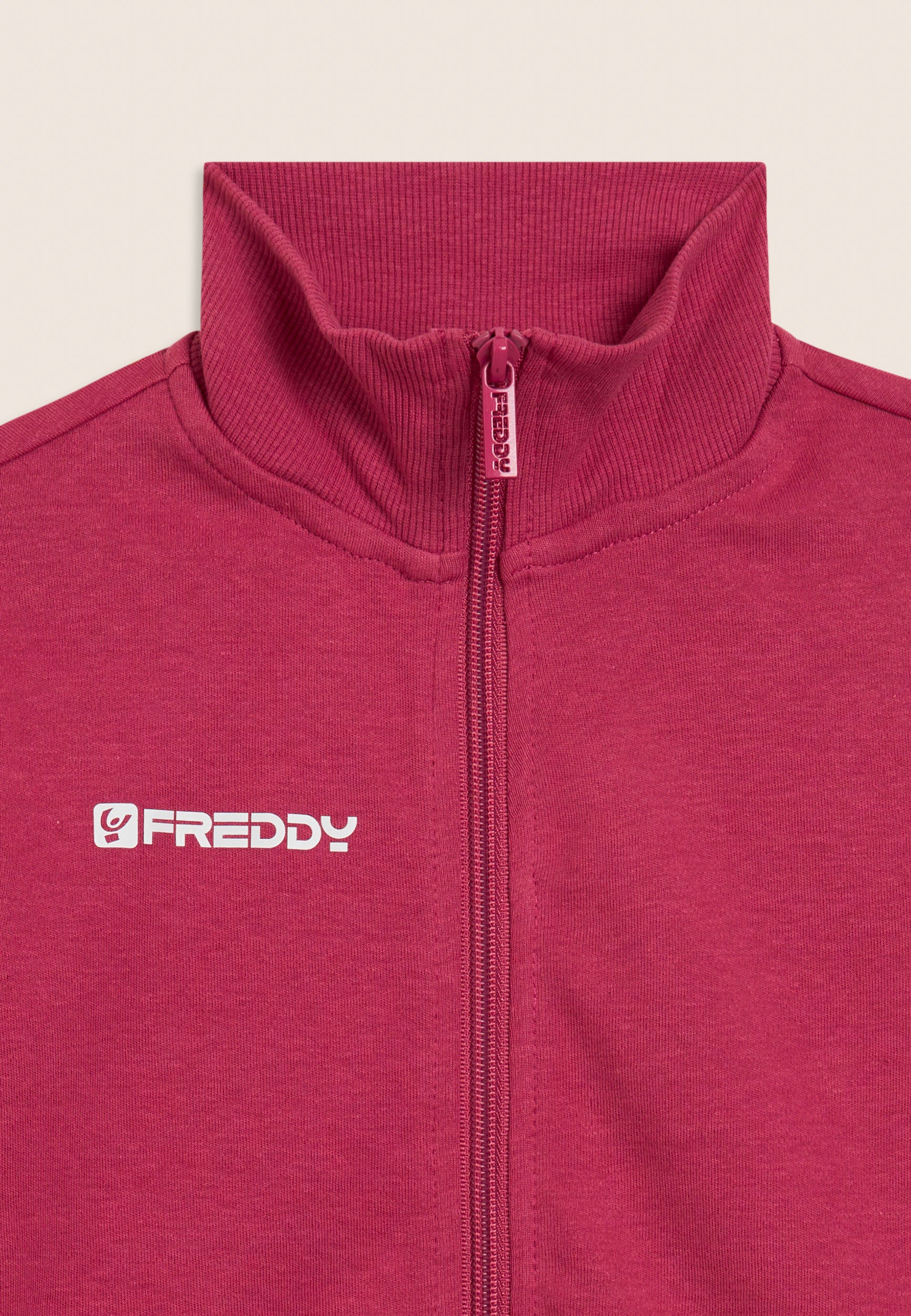 freddy-surv-tement-fille-coton-zipp-logo-contrast image 6