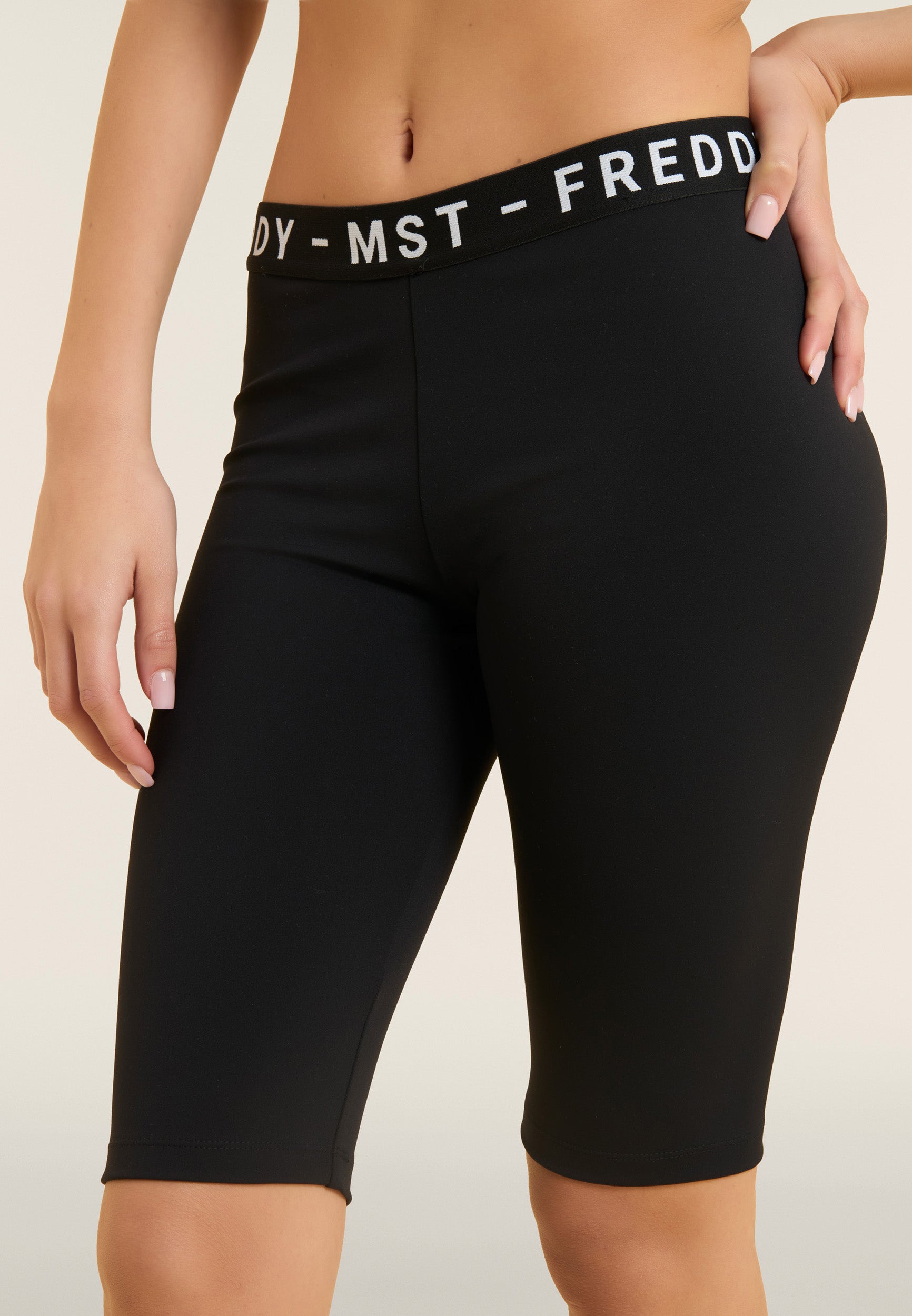 freddy-legging-biker-femme-freddy-mst-bande-lastique-logot-e image 4