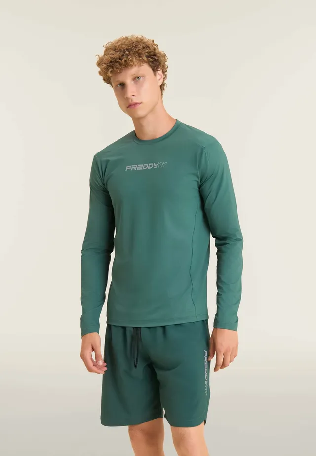 freddy-t-shirt-homme-slim-manches-longues-fit-technique image 1