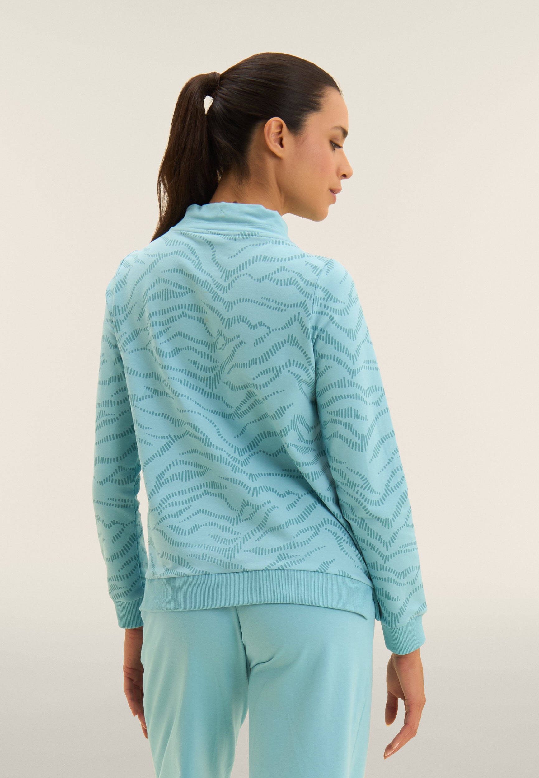 freddy-felpa-croix-sweat-col-crois-motif-graphique-ondul image 3