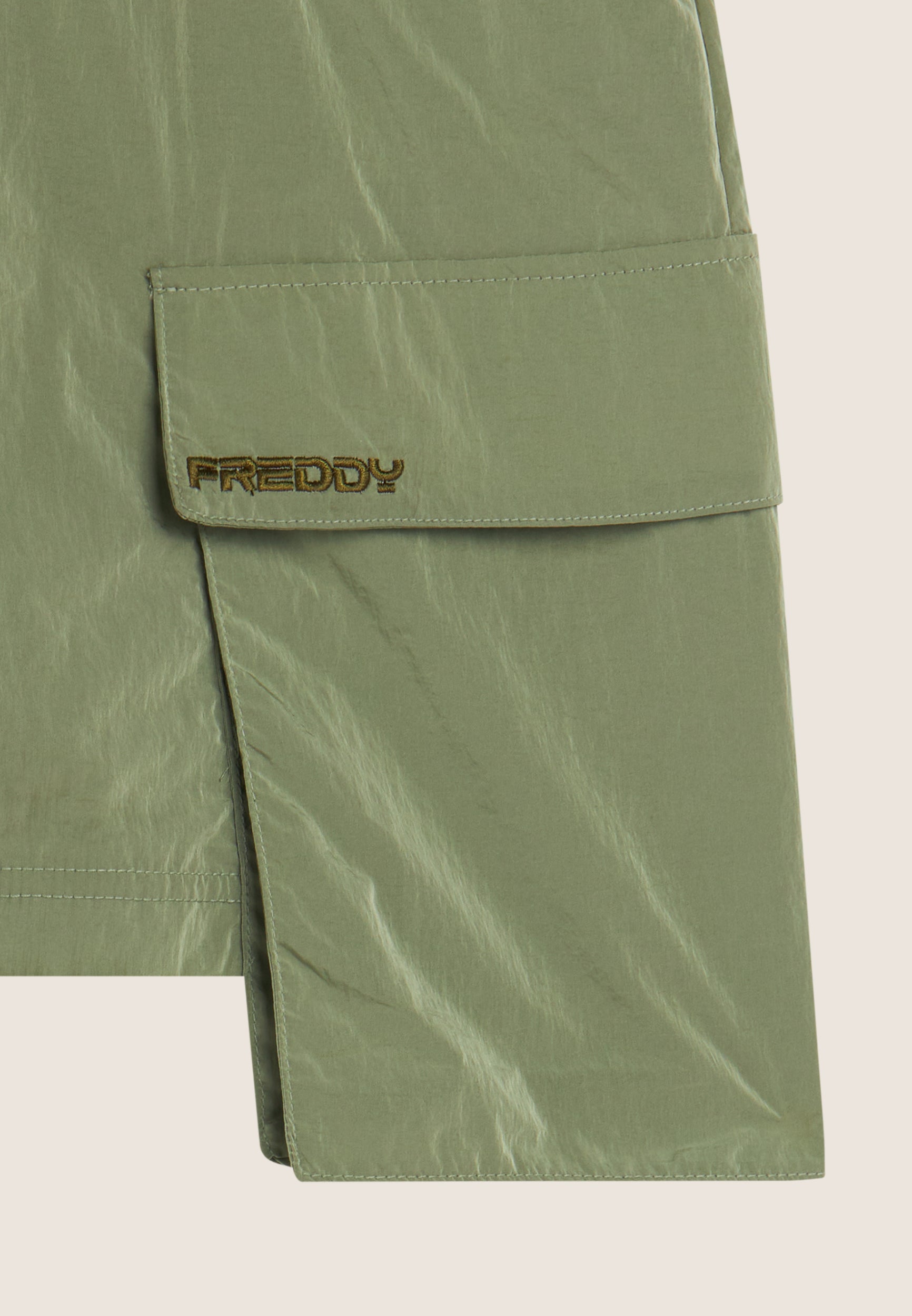freddy-jupe-courte-nylon-navetta-poches-cargo image 8