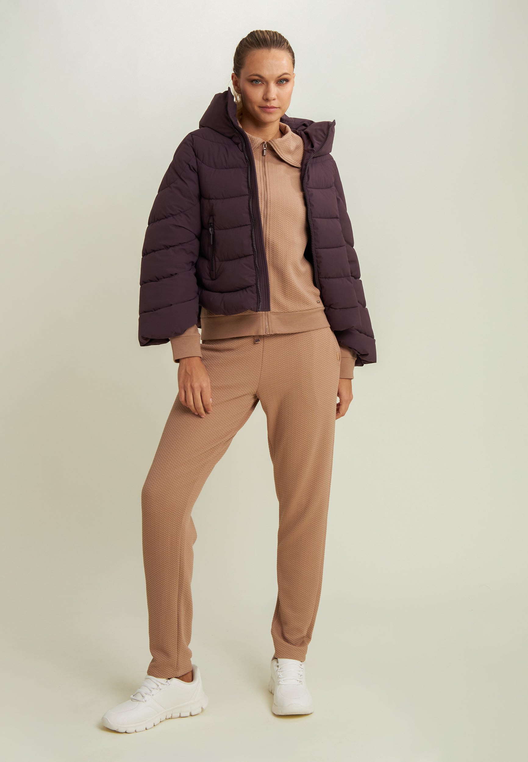 freddy-sweat-femme-full-zip-col-haut-micro-tresses image 5
