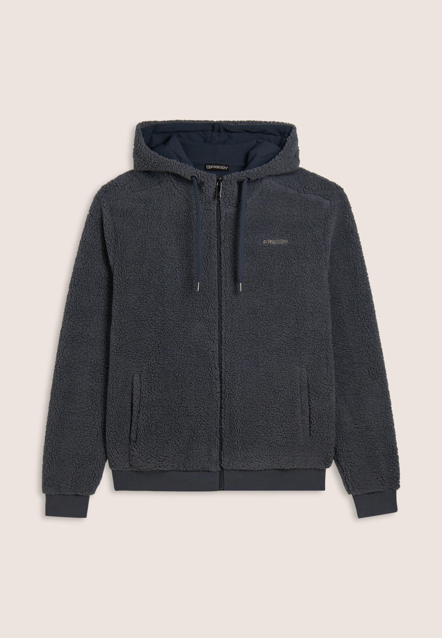 freddy-sweat-homme-polaire-sherpa-capuche-jersey image 8