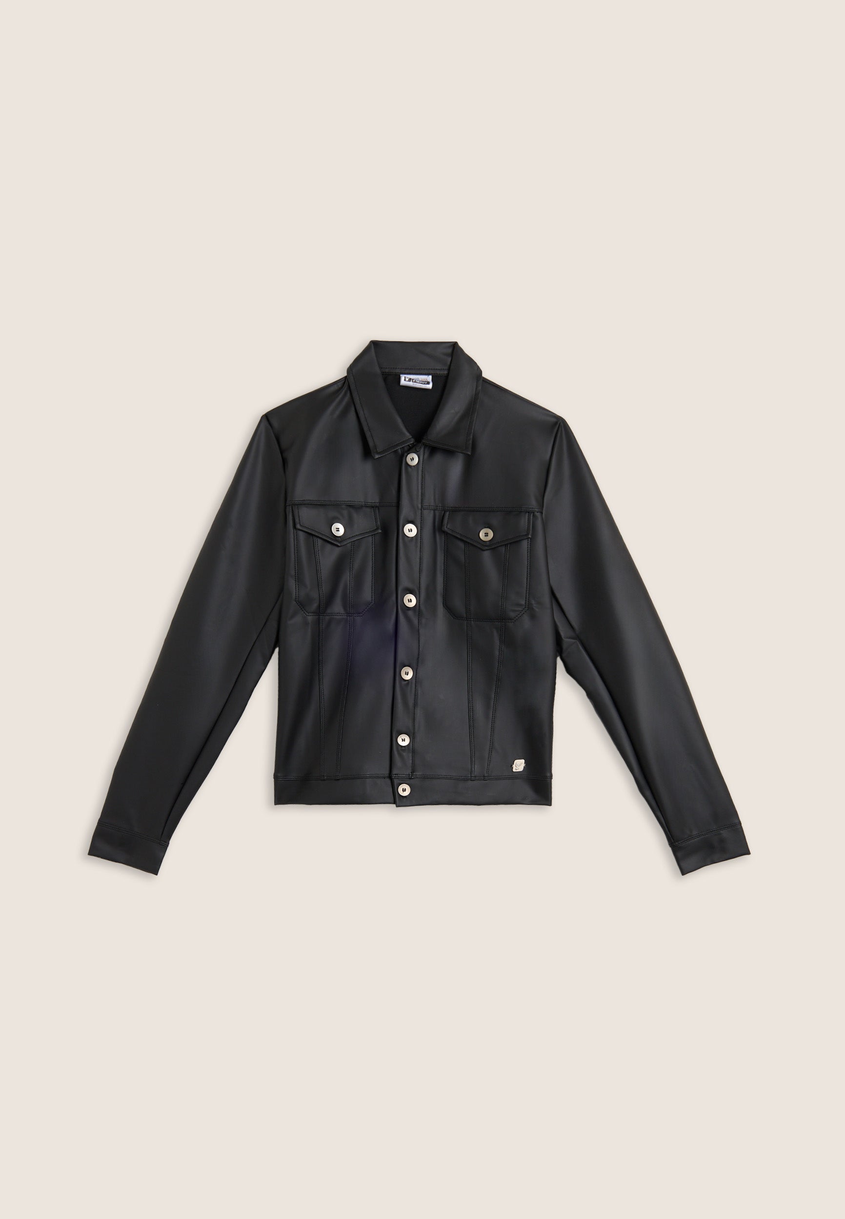 freddy-veste-trucker-femme-similipelle-coupe-courte image 1