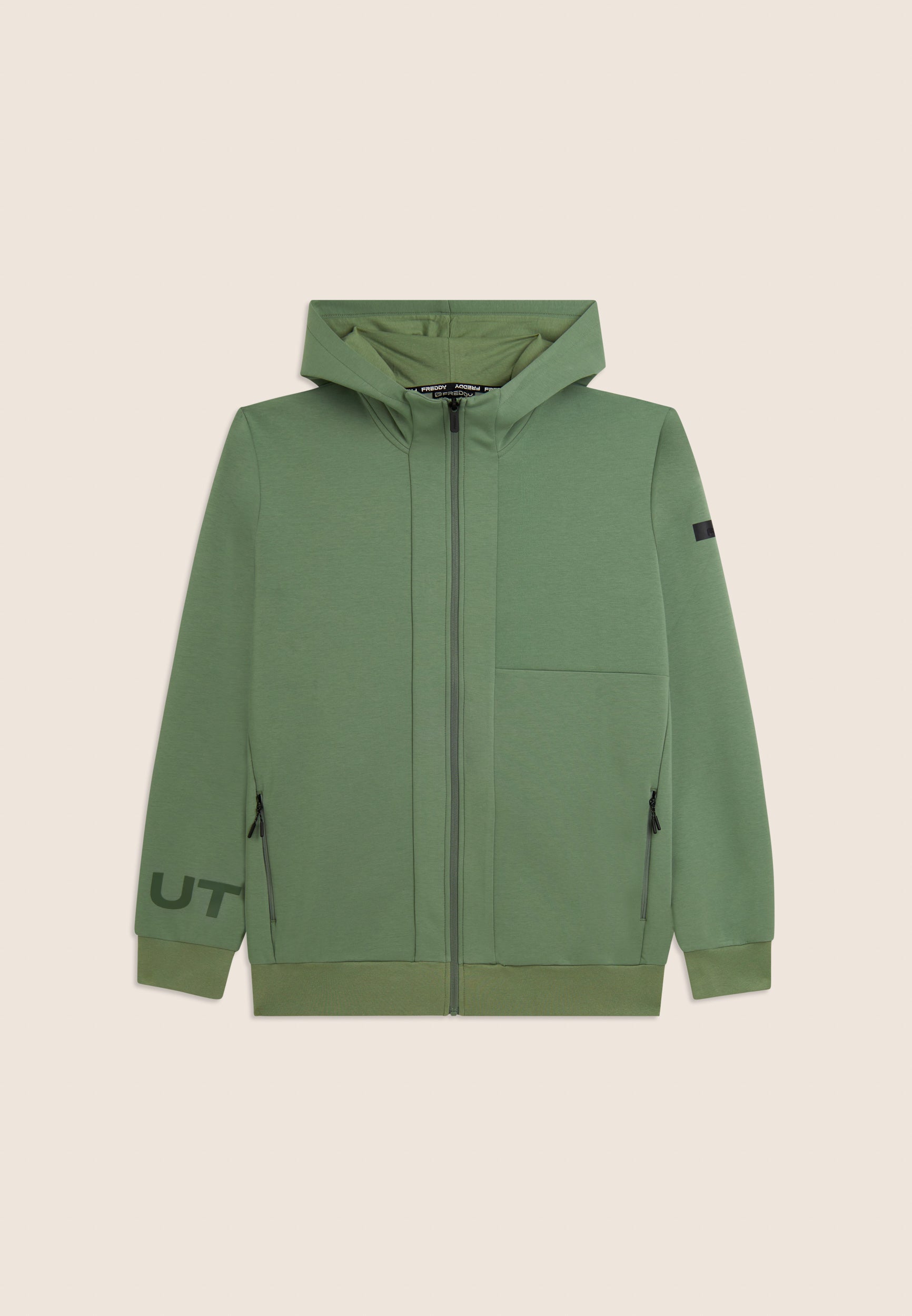 freddy-felpa-oversize-zip-sweat-capuche-zipp-avec-poches image 6