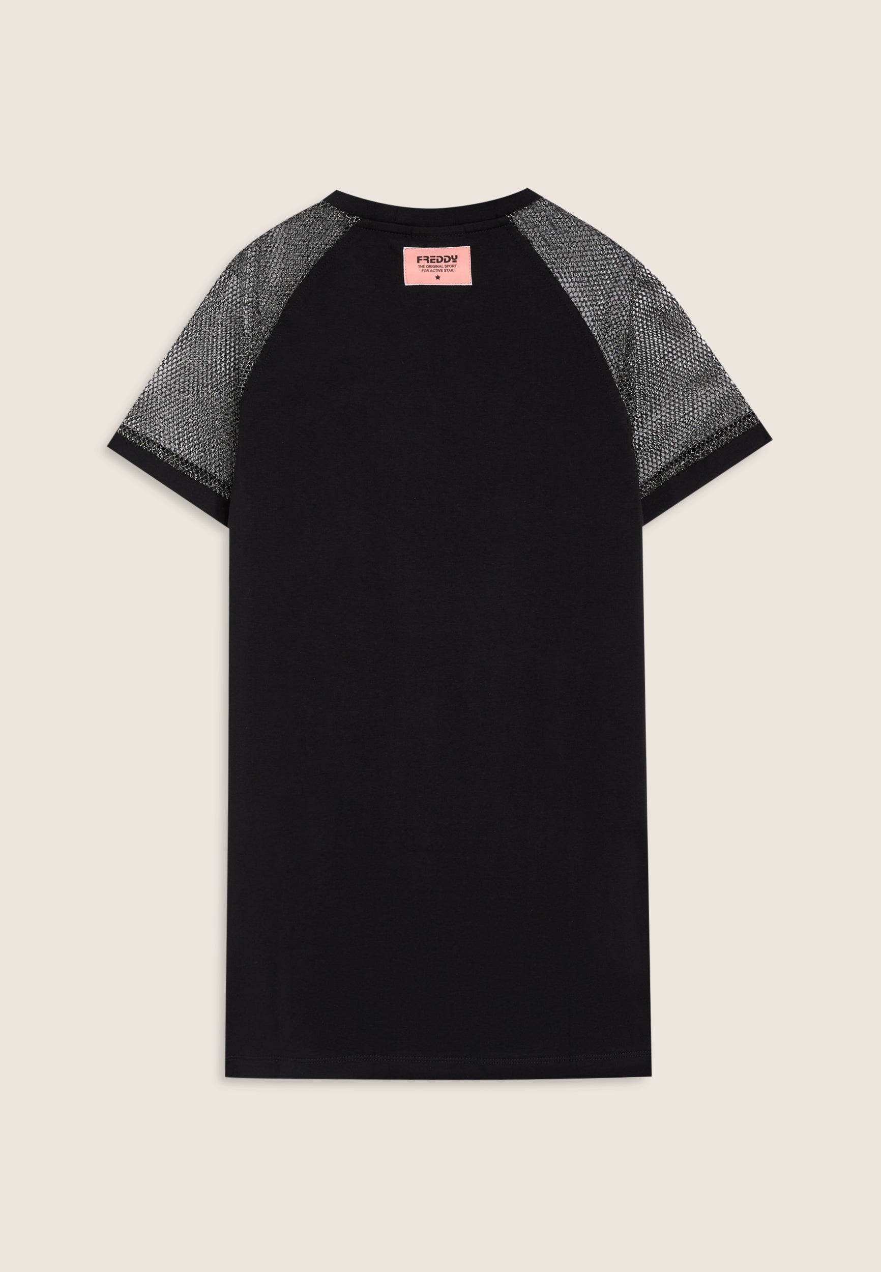 robe-fille-freddy-maxi-t-shirt-mesh-lurex image 2