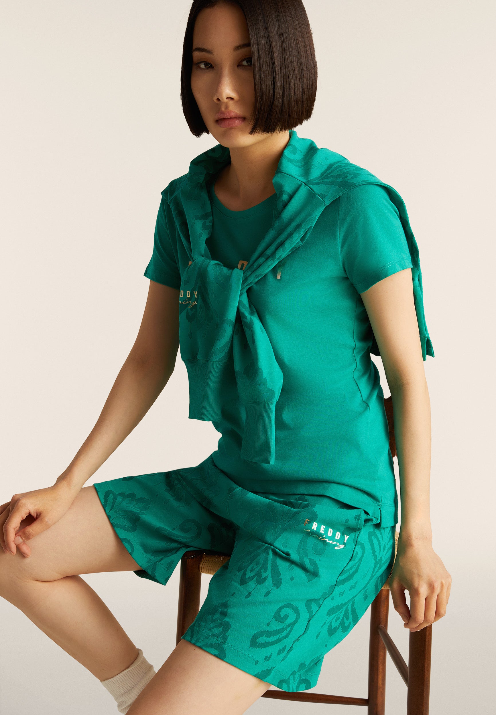 freddy-wr-up-sweat-col-rond-jersey-motif-floral image 3