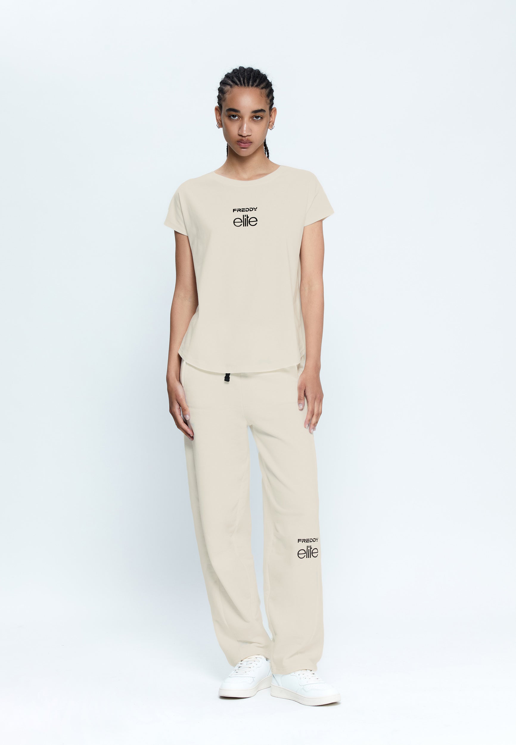 freddy-t-shirt-femme-bi-fronte-elite-x-freddy-jersey-coton image 2