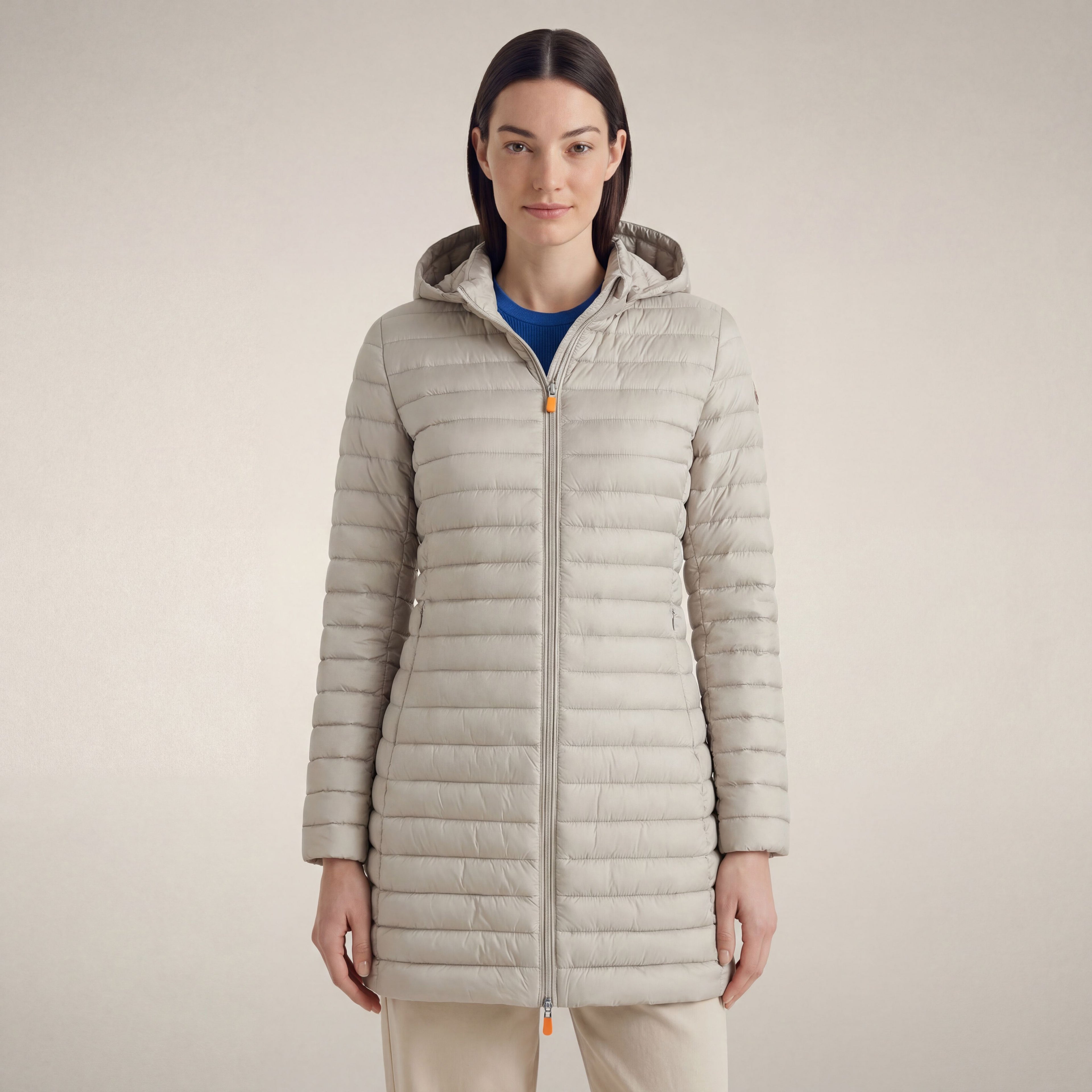 save-the-duck-bryanna-doudoune-longue-femme-beige-chiaro image 5