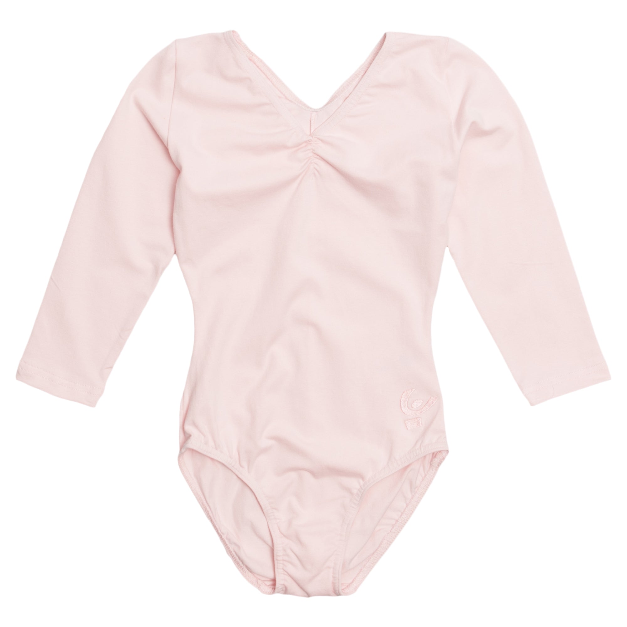 freddy-body-fille-manches-longues-col-v-fronc image 3