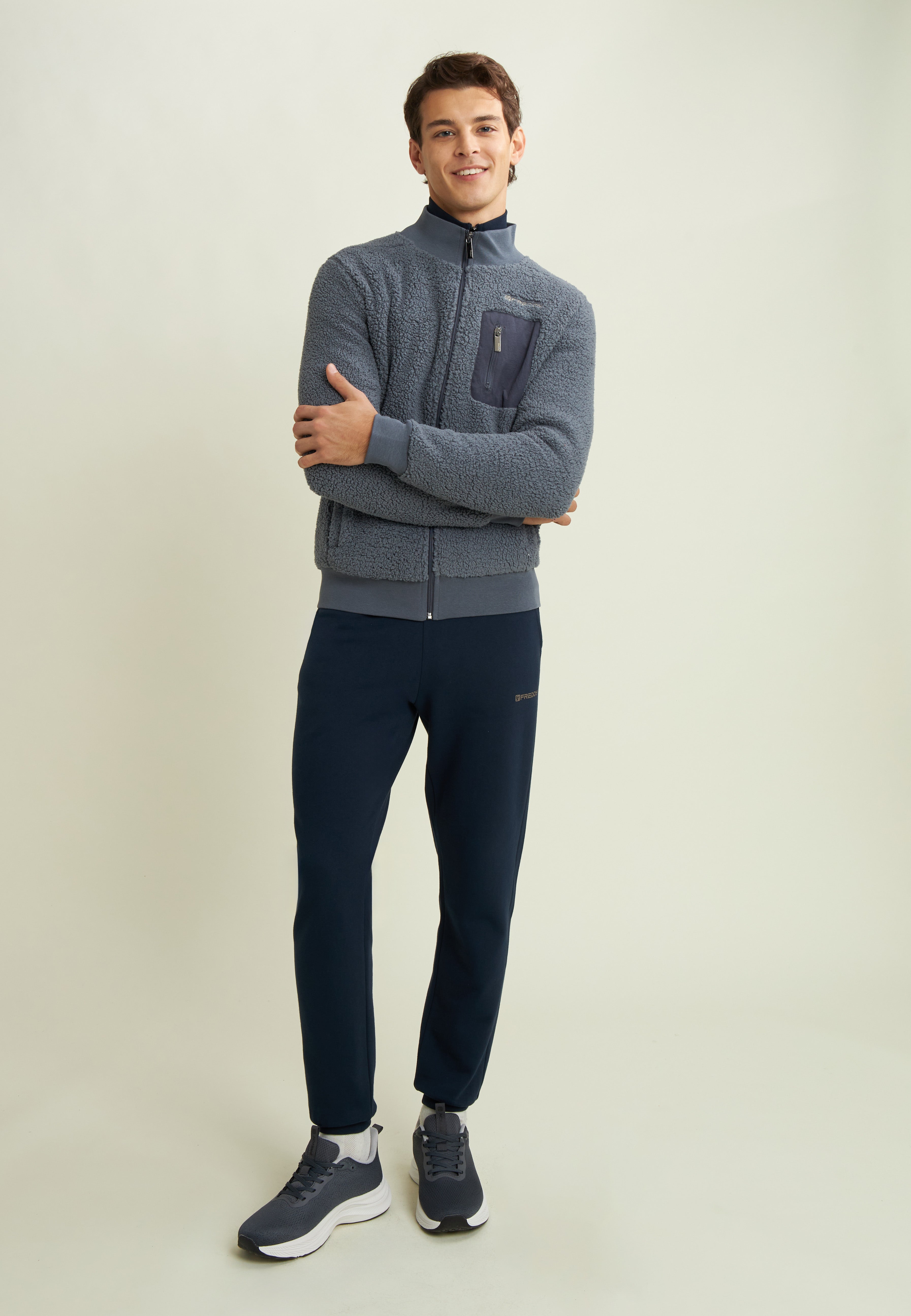freddy-pantalon-homme-regular-molleton-gratt-coton image 2