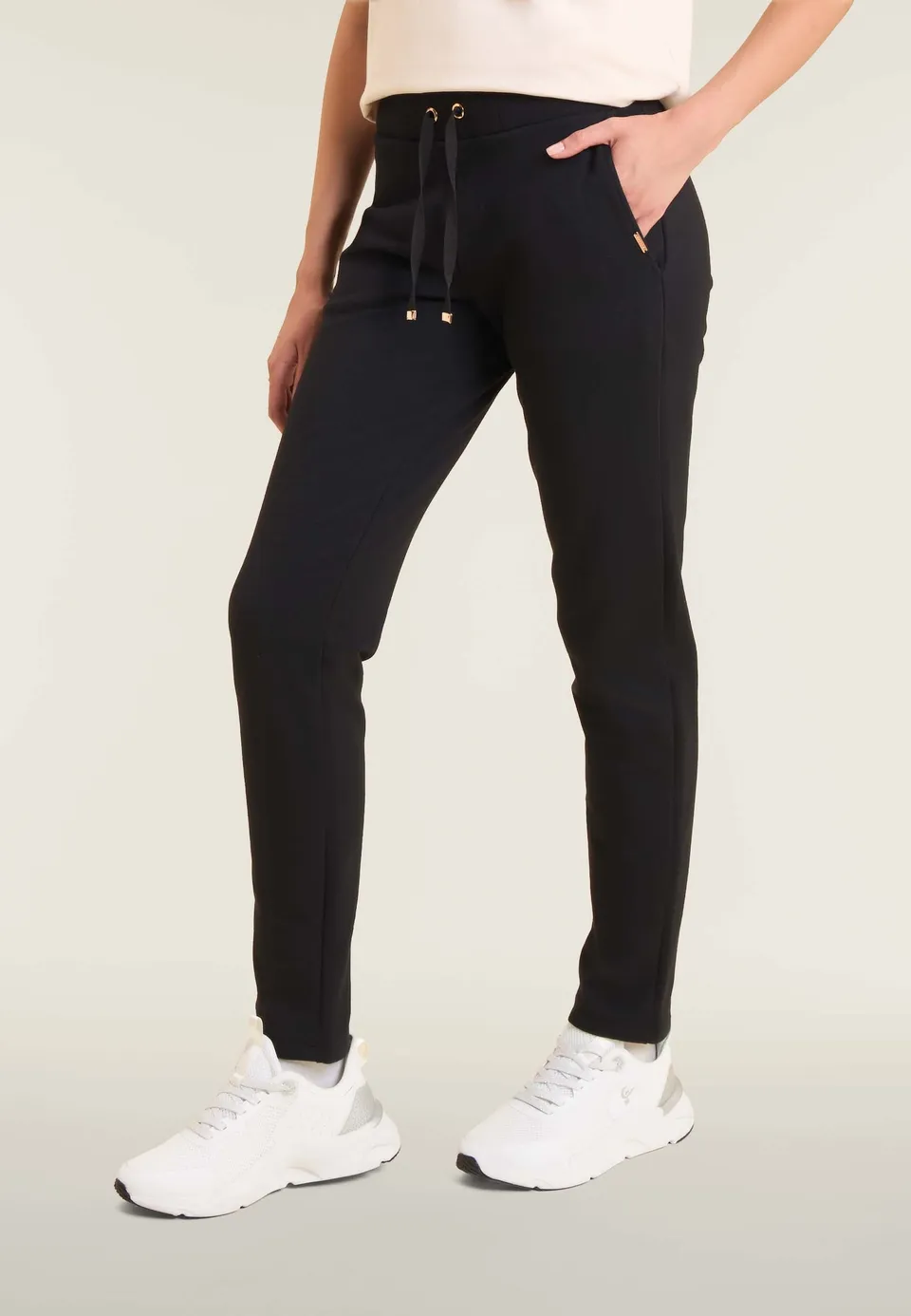 freddy-pantalon-droit-femme-molleton-gratt-modal-lastique image 1