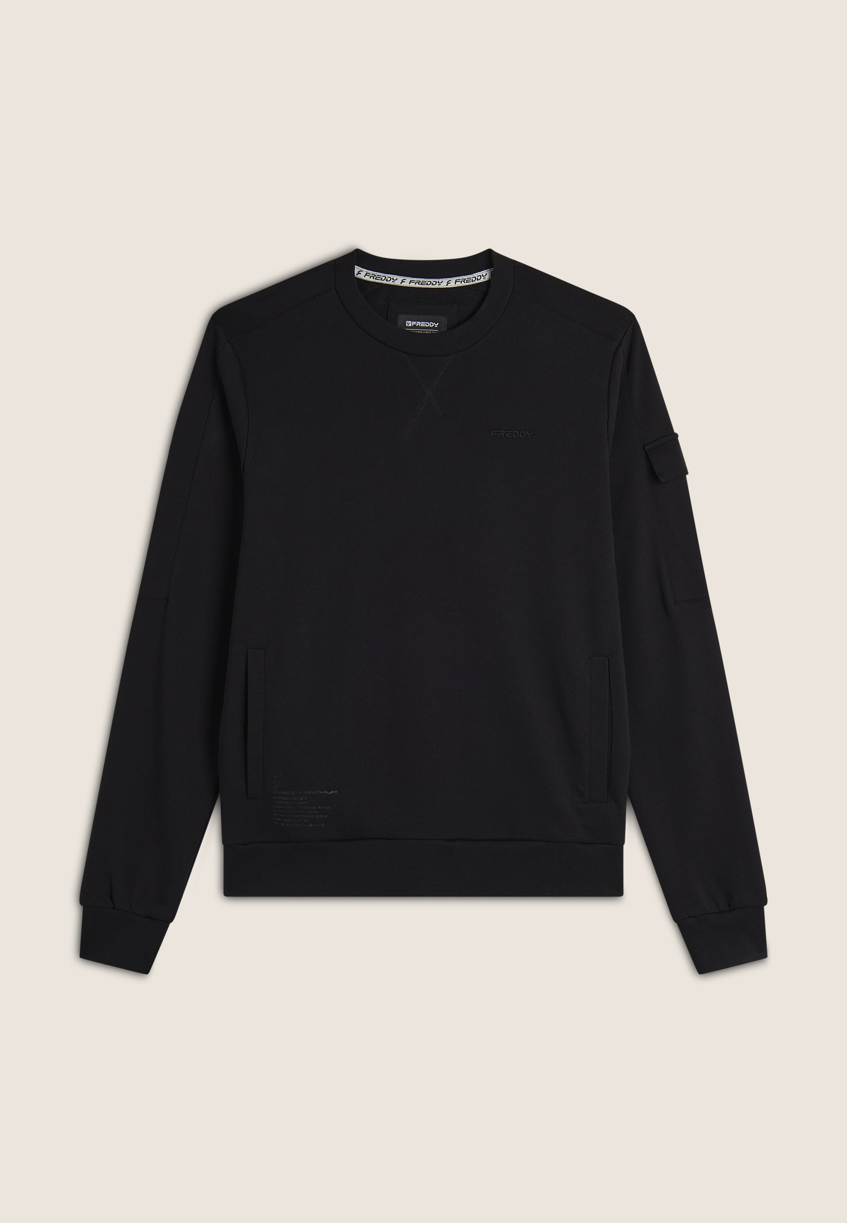 freddy-wr-up-sweat-homme-regular-col-rond-100-coton image 1