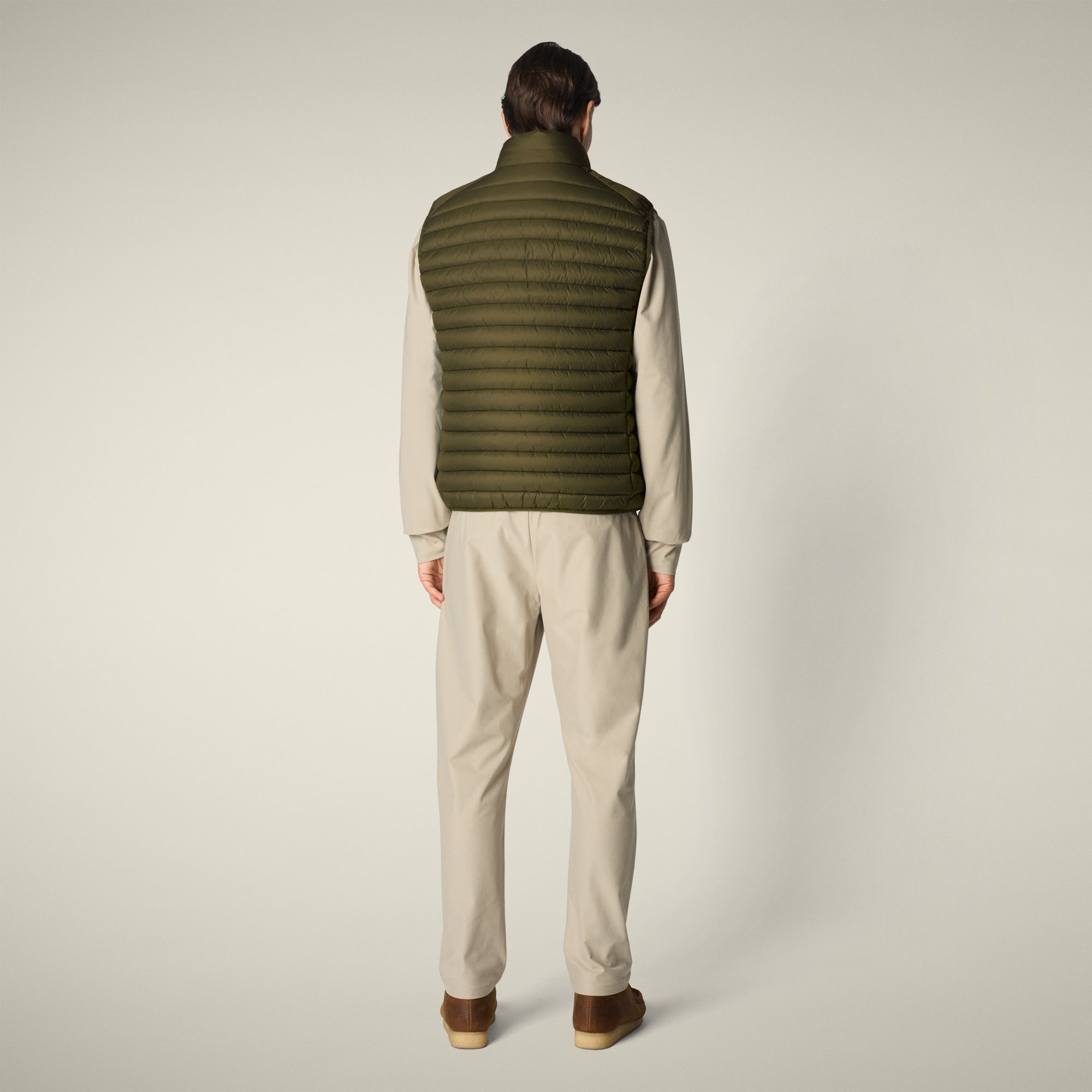 save-the-duck-adam-gilet-homme-verde-oliva-plumtech image 3