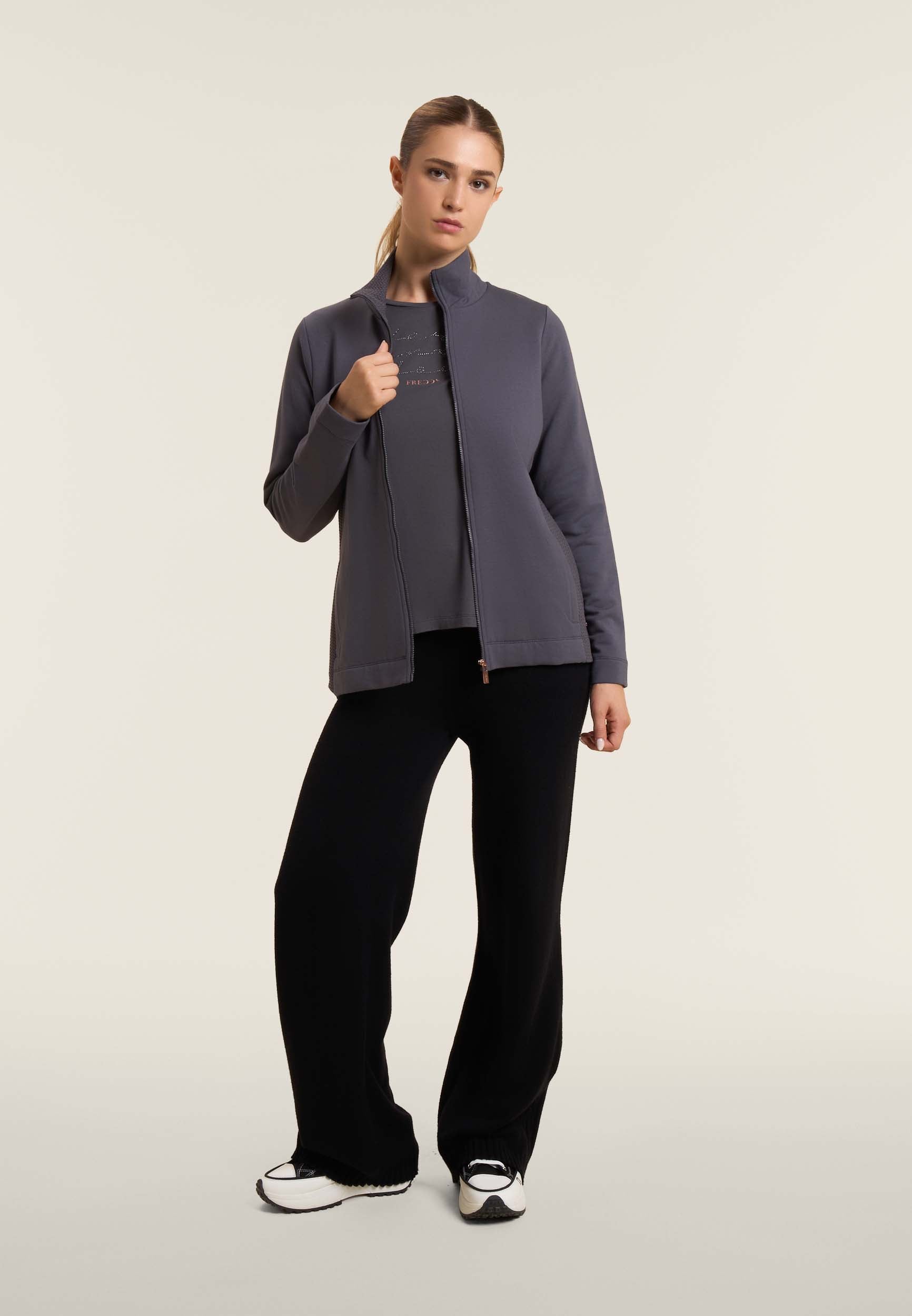 freddy-sweat-femme-full-zip-micro-tresses image 2
