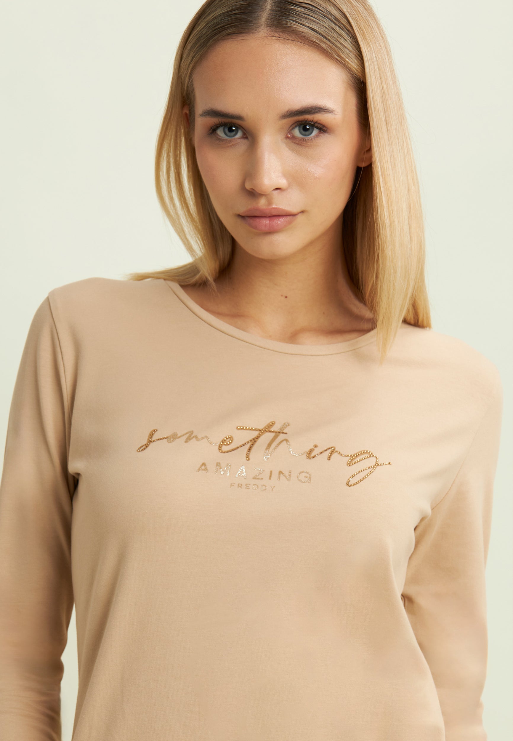 t-shirt-manches-longues-freddy-something-amazing-strass image 3