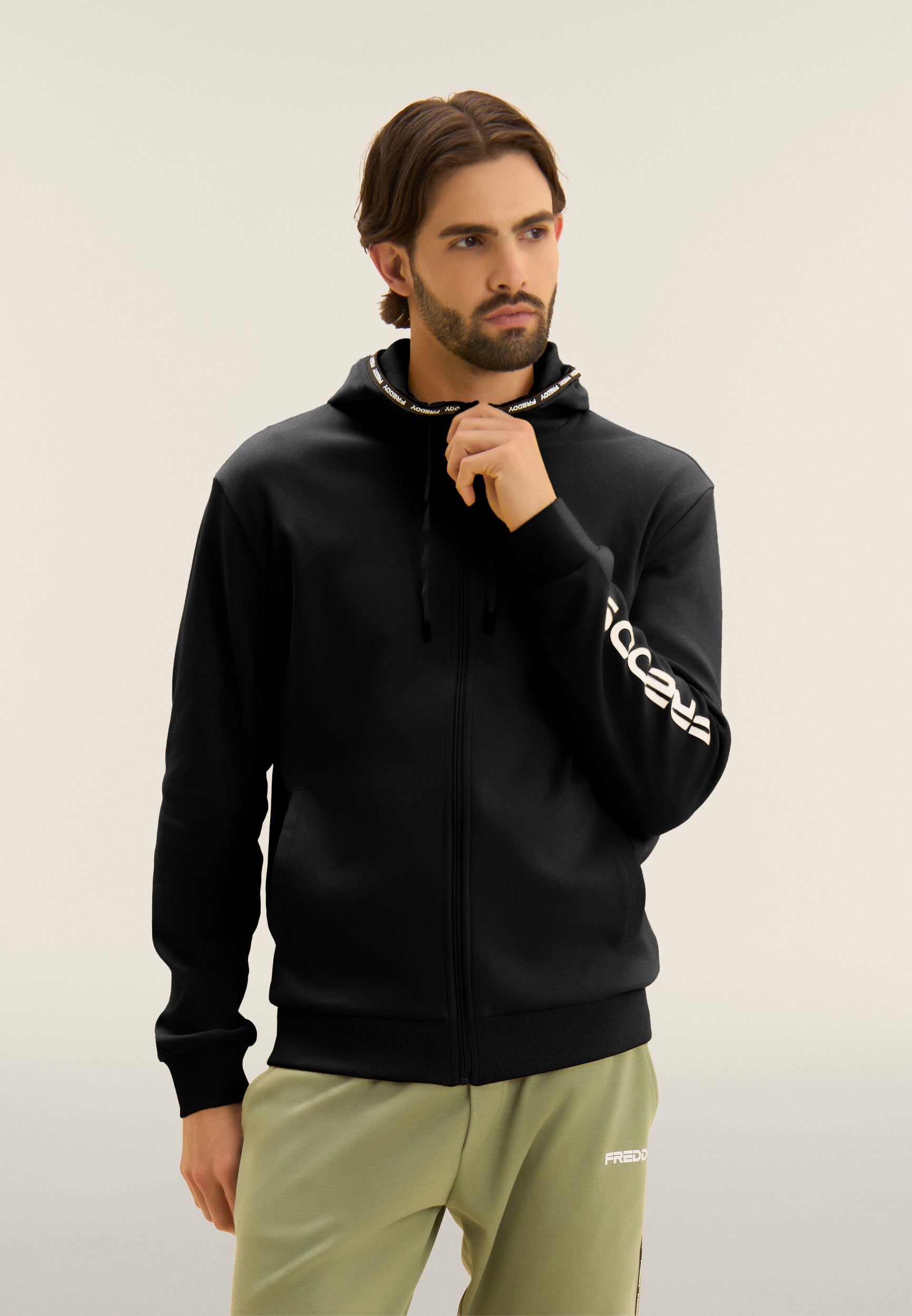 freddy-felpa-femme-capuche-zip-coton-interlock image 7