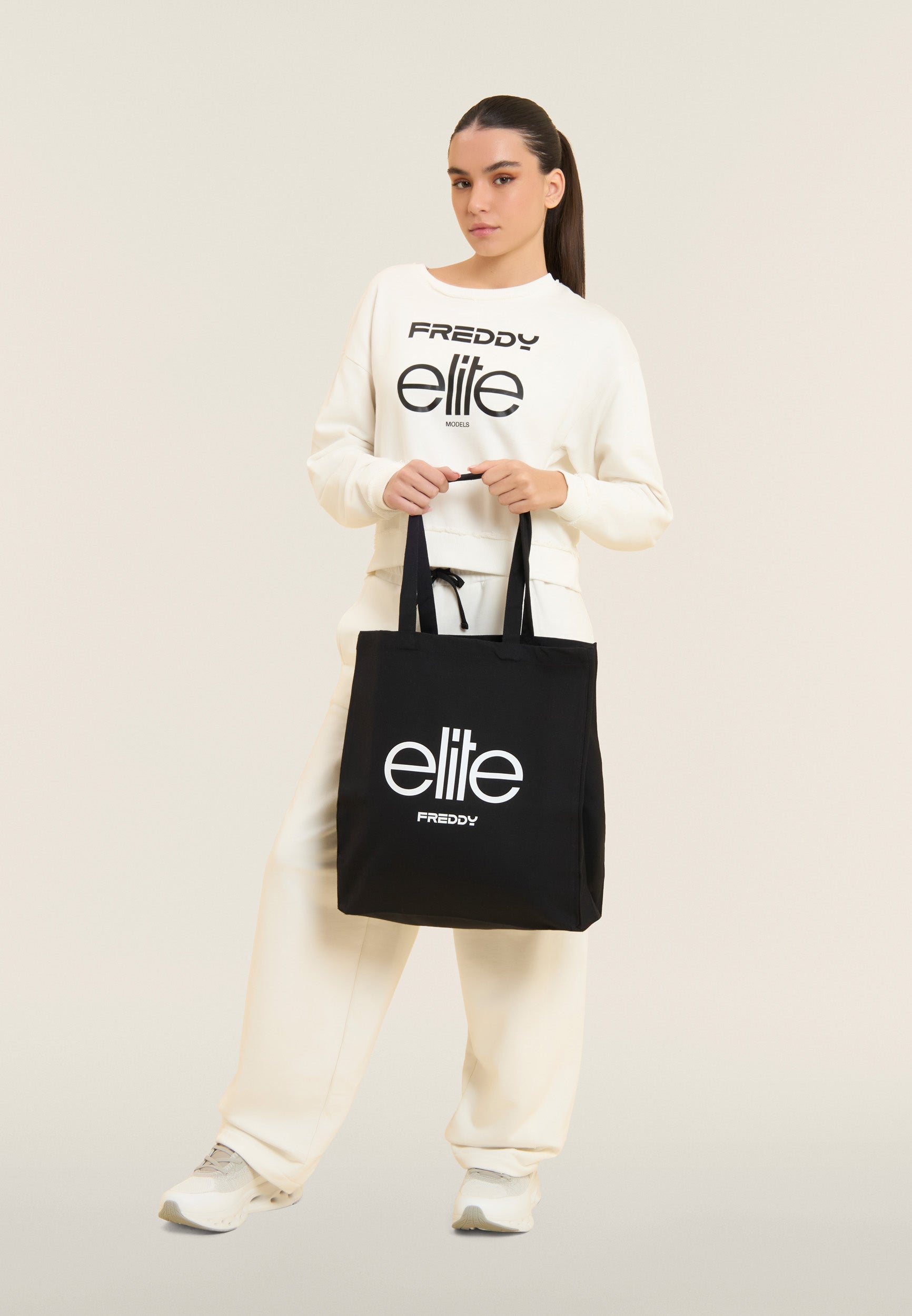 freddy-shopper-unisexe-elite-x-freddy-canvas-noir image 1