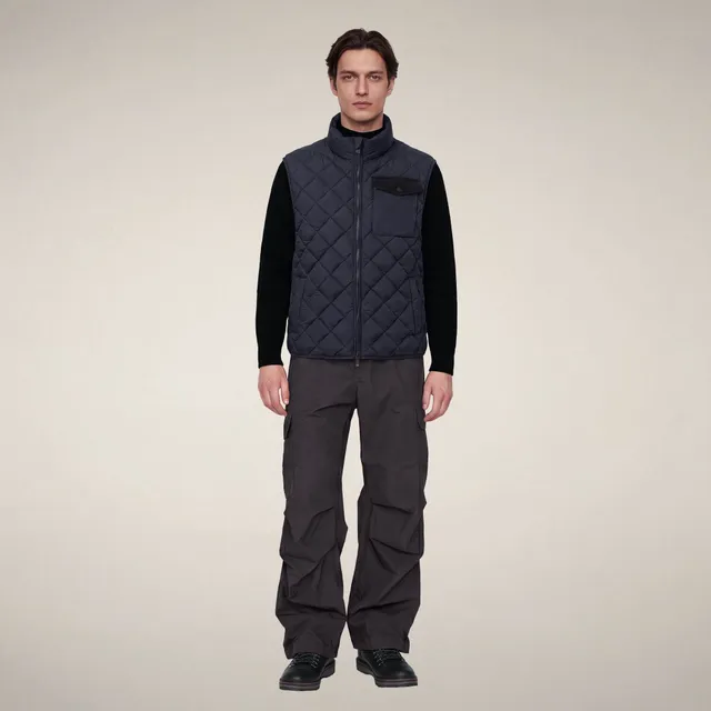 save-the-duck-fabrice-gilet-matelasse-homme-bleu-noir image 1