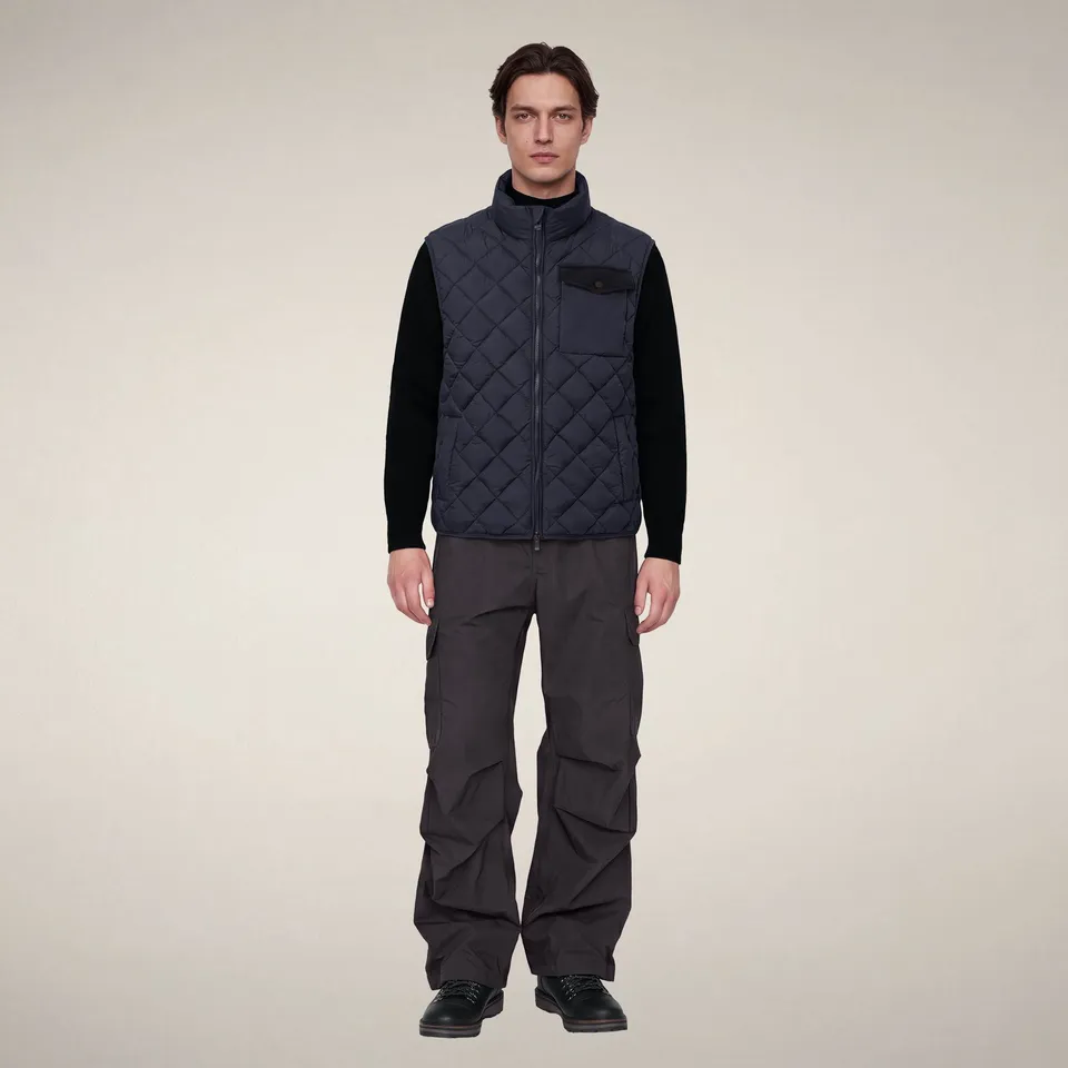 save-the-duck-fabrice-gilet-matelasse-homme-bleu-noir image 1