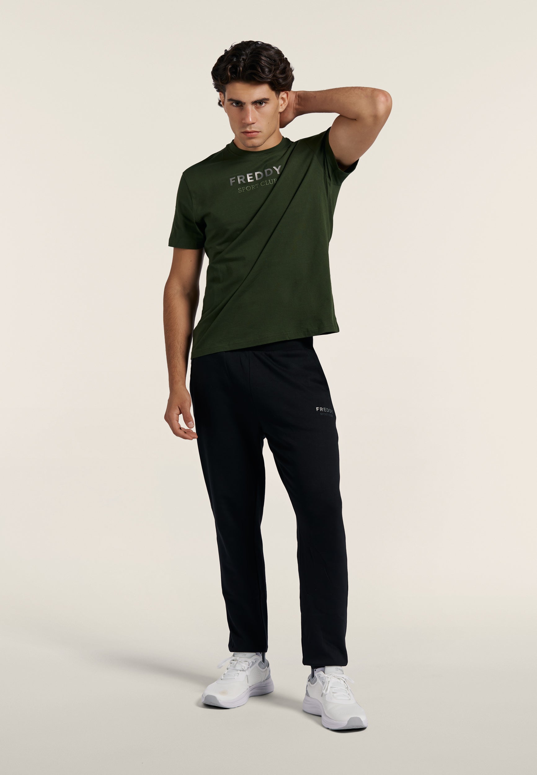 freddy-pantalon-jogging-homme-felpa-coton-avec-poches-zipp-es image 2
