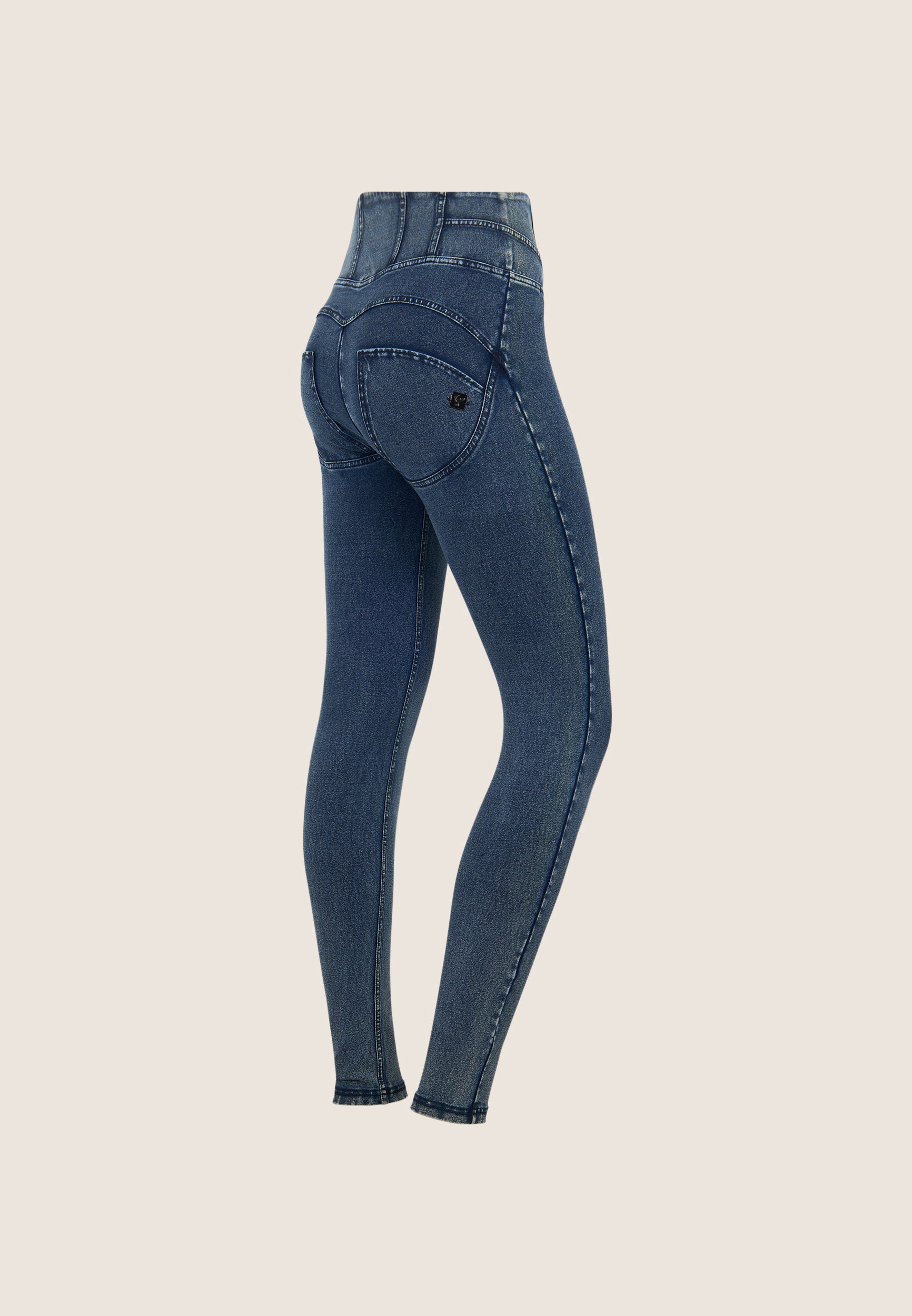 freddy-pantalon-wr-up-superskinny-effet-denim-taille-haute image 7