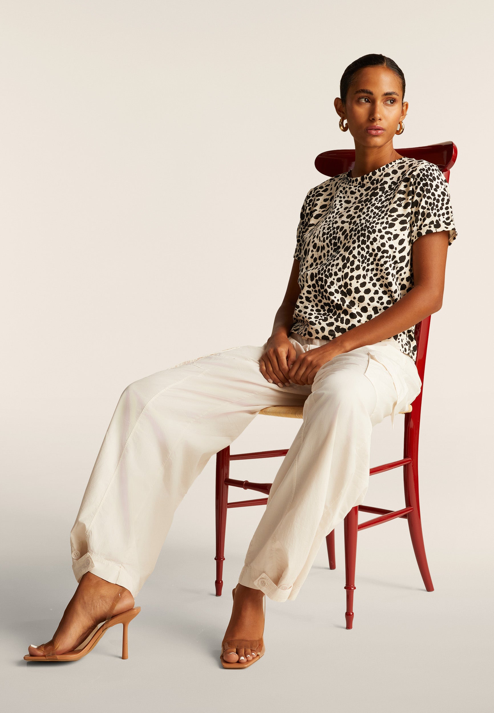 freddy-t-shirt-regular-fit-jersey-animalier-femme image 5