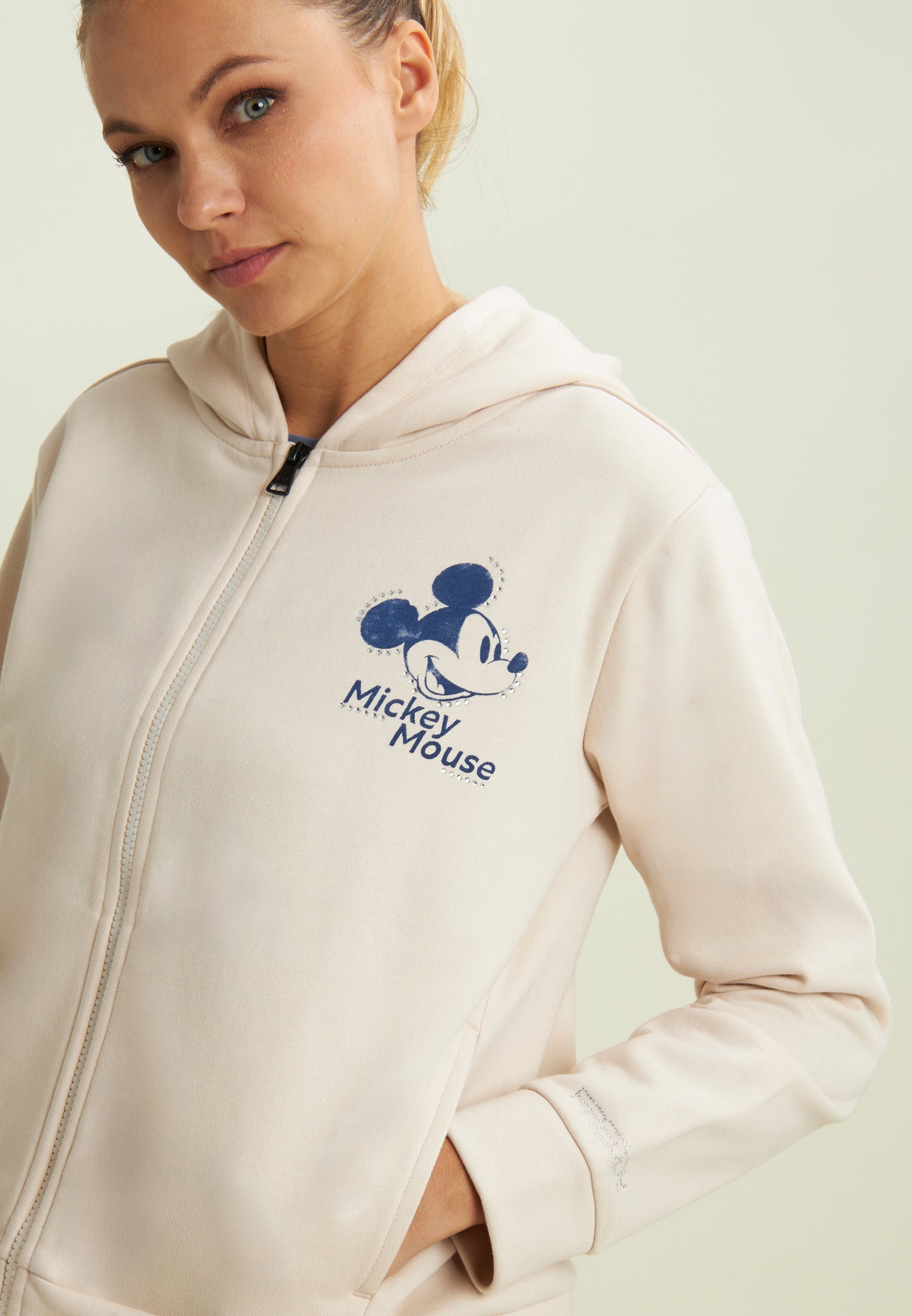 freddy-sweat-zipp-femme-capuche-graphique-mickey-mouse image 4