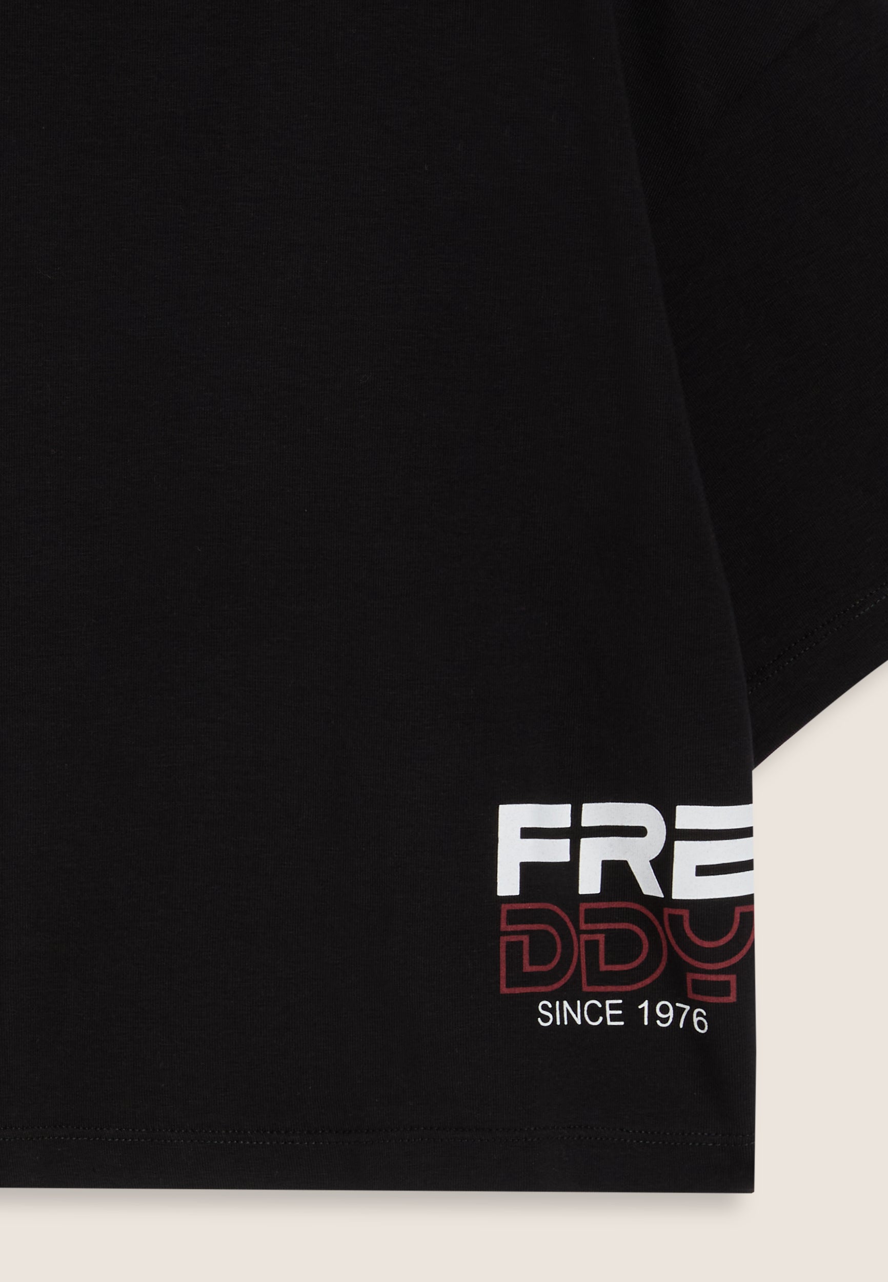 freddy-t-shirt-fille-oversize-cropped-logo-lat-ral image 3