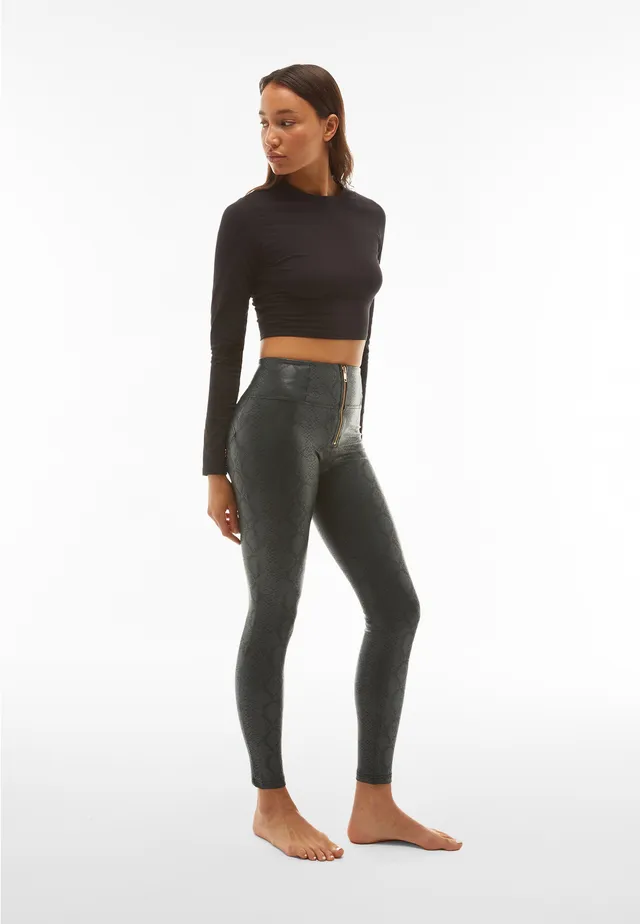 freddy-pantalon-wr-up-taille-haute-simili-piton-superskinny image 1