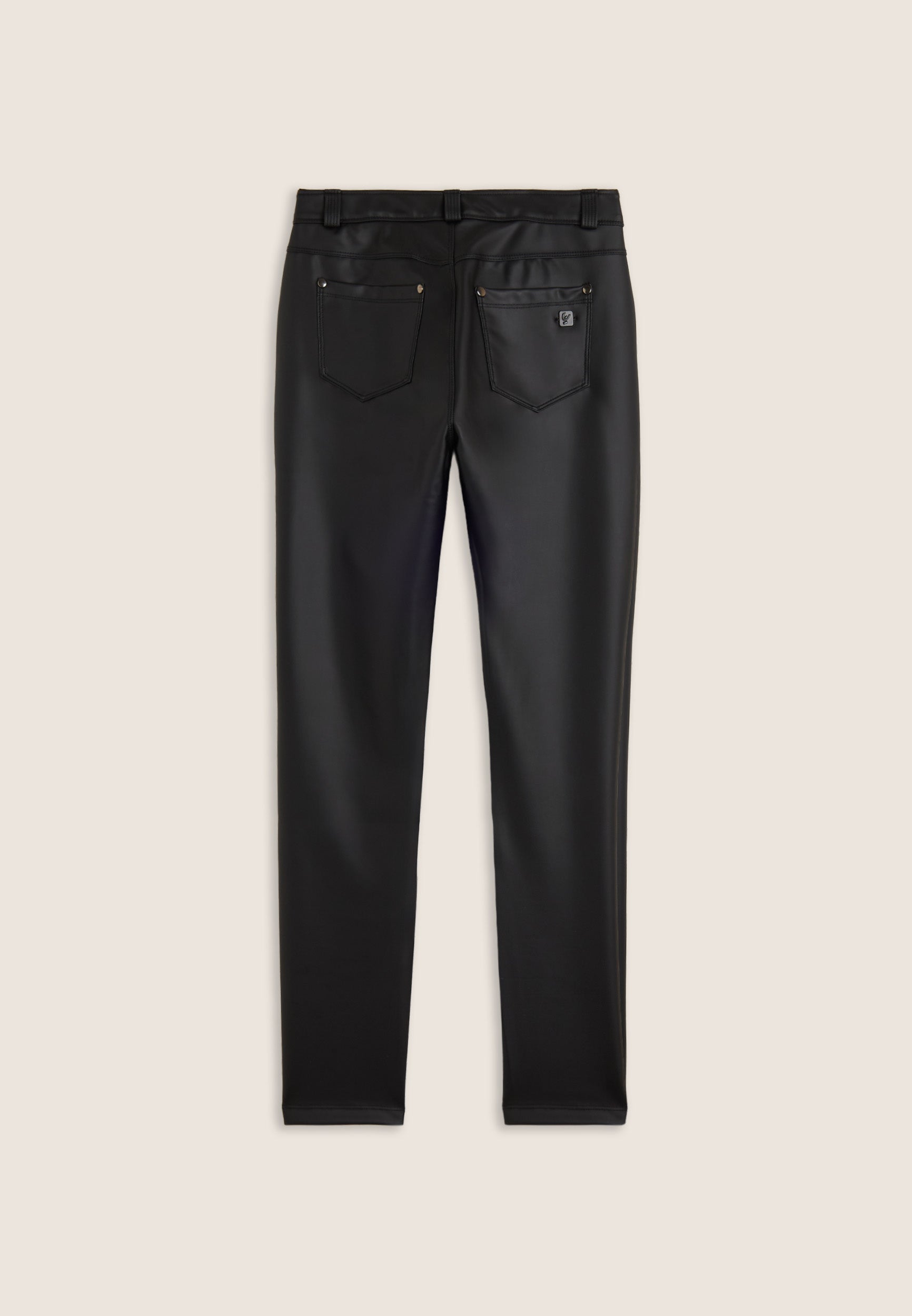 freddy-pantalon-femme-skinny-similicuir-logo-brod image 2