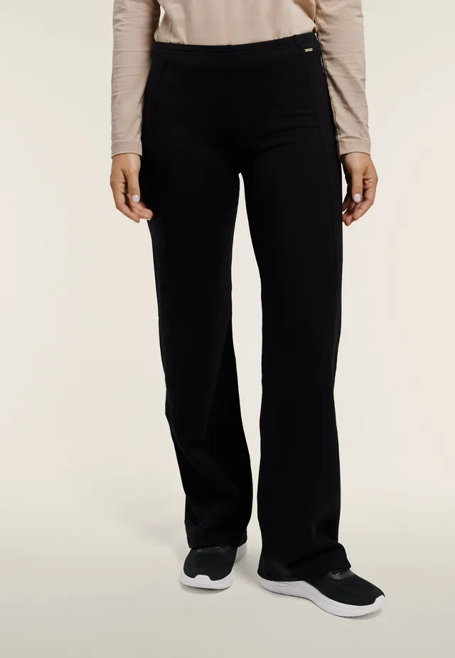 freddy-pantalon-slim-wide-leg-felpa-modal-femme image 1