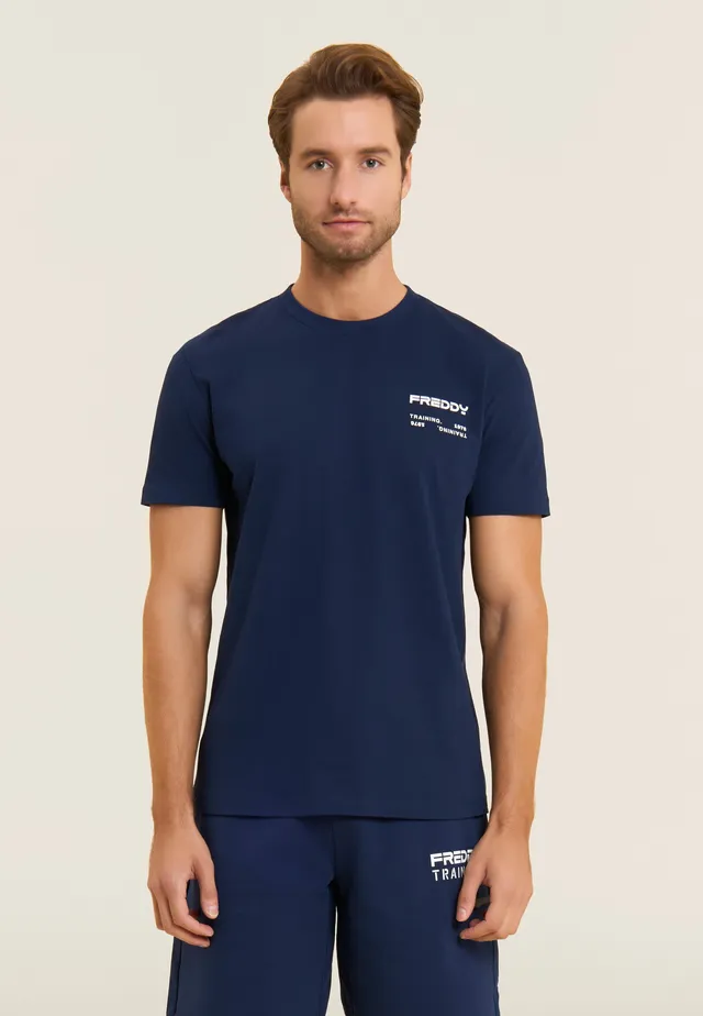 freddy-t-shirt-coton-homme-logo-gomm-poitrine image 1