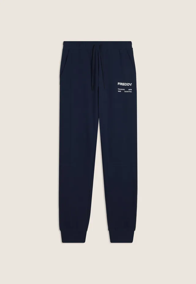 freddy-pantalon-sport-homme-baby-french-terry-bandes-lat-rales image 1