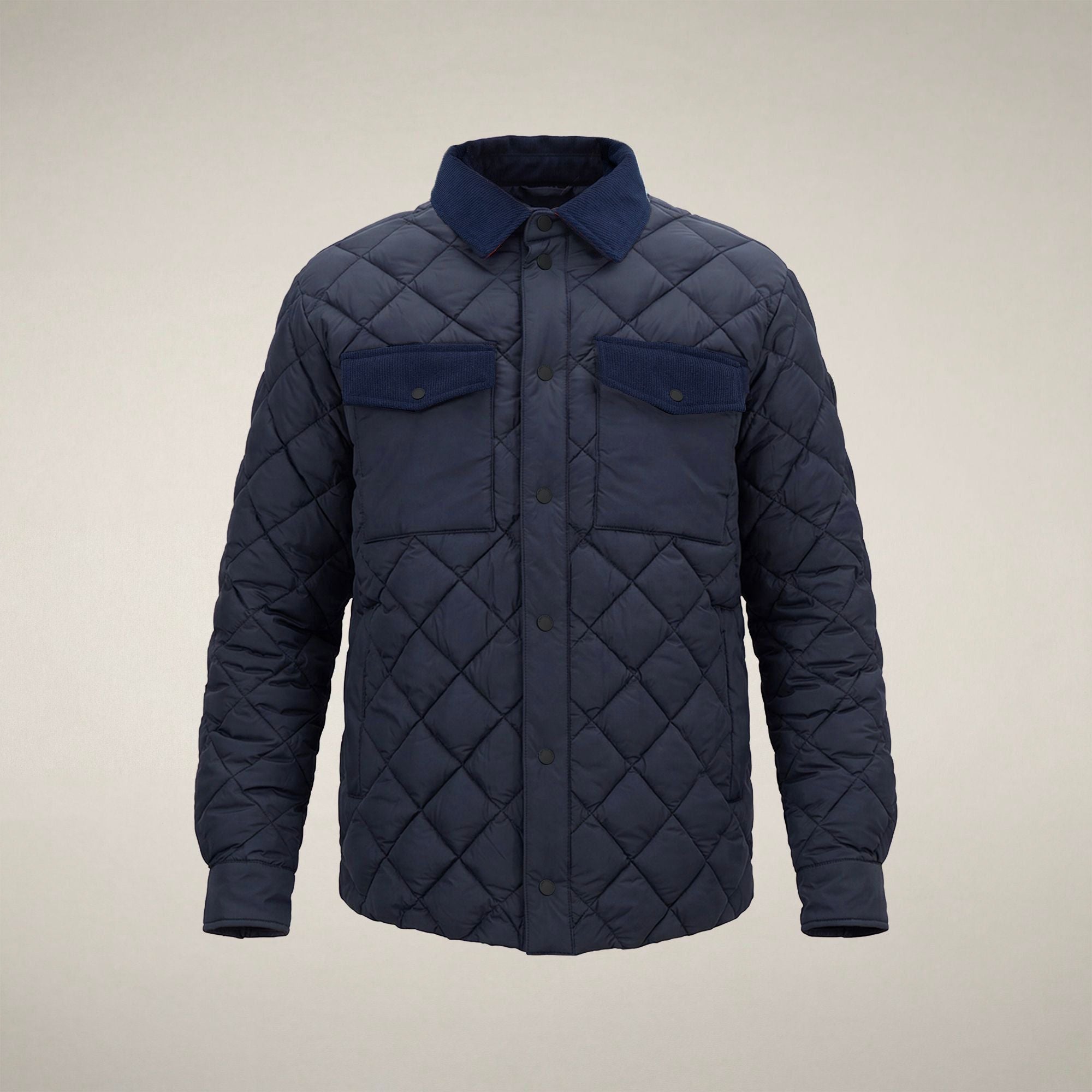 save-the-duck-firmin-doudoune-homme-bleu-noir-matelass image 3