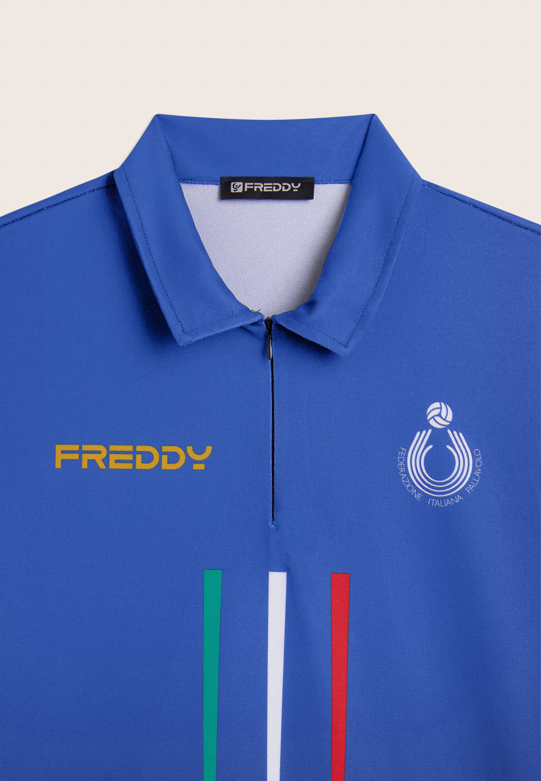 freddy-polo-homme-fipav-arbitre-double-piqu-zip image 7
