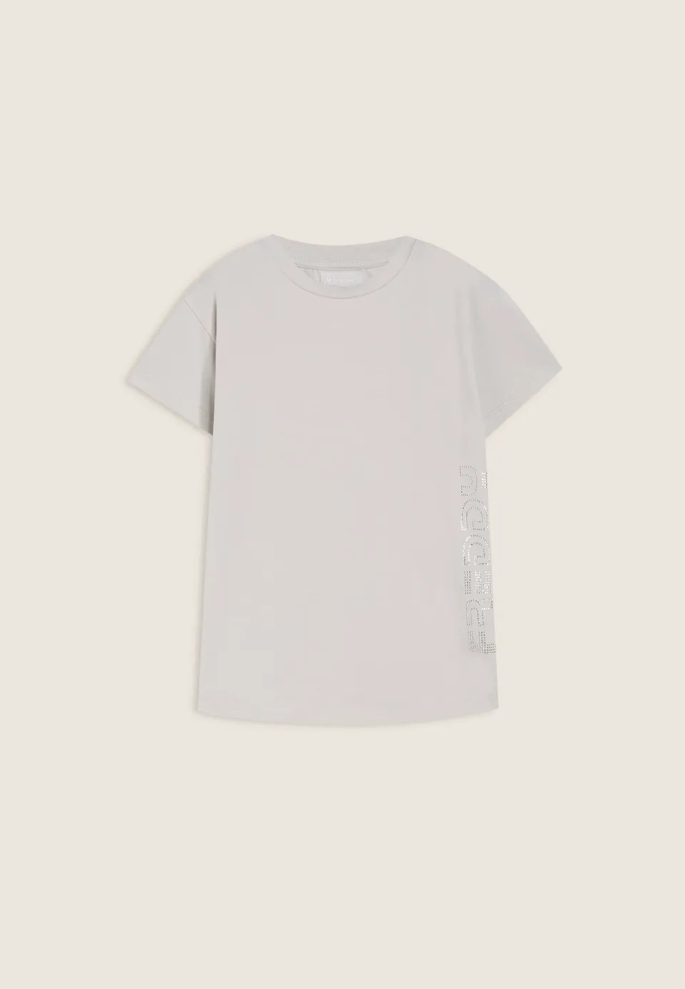 freddy-t-shirt-fille-regular-coton-logo-strass image 1